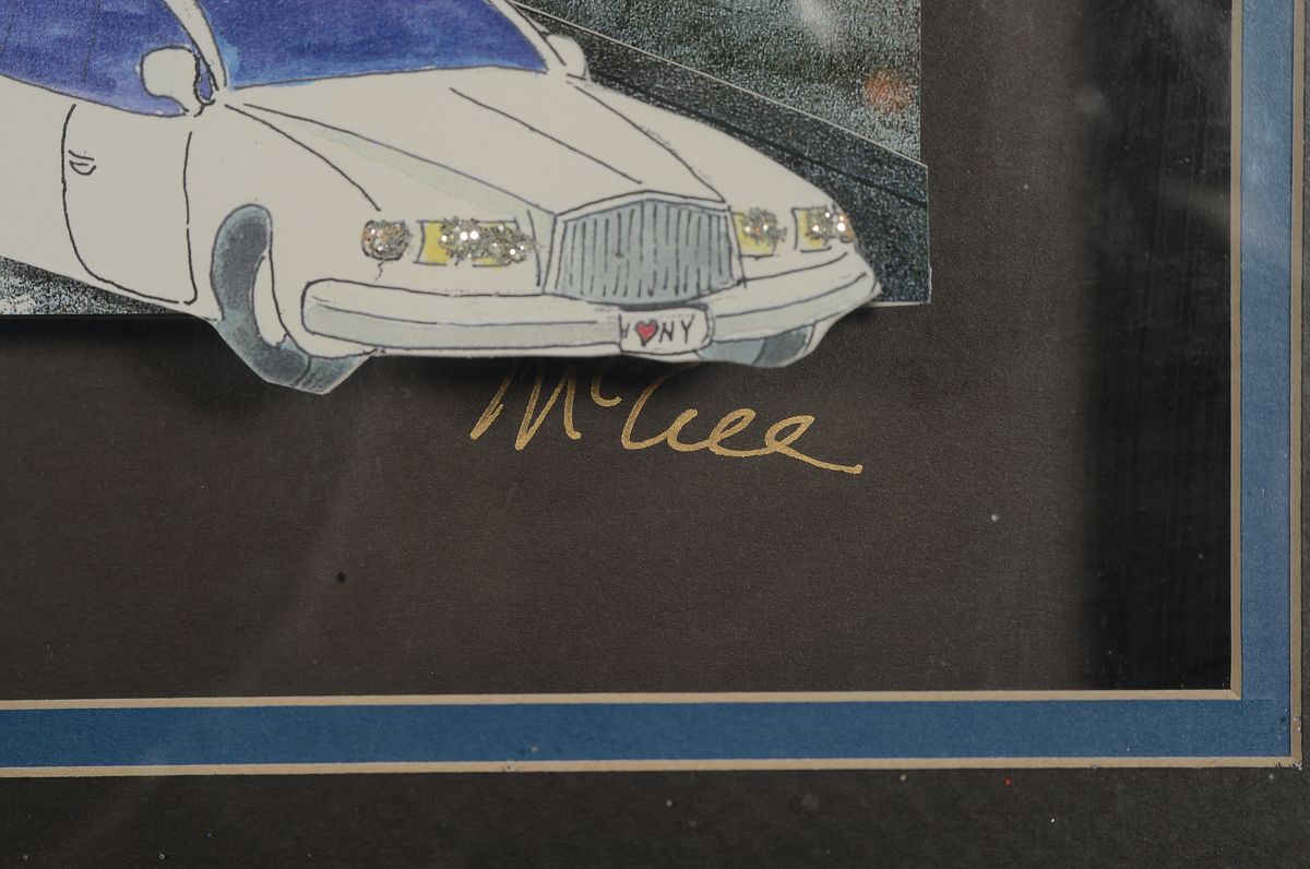 Detail a: Steve McGee, geb. 1948, "Nights On Broadway", num. 57/650, handsigniert, PP:60 x 48 cm, Rahmen: 88 x 73 cm