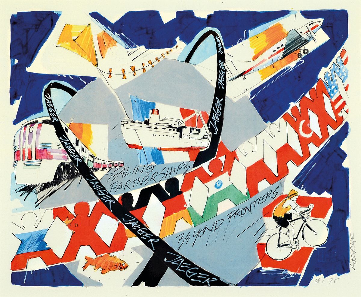 Wolfgang Loesche, geb. 1947 Gotha, Ausbildung zum Farb-lithograph, Studium an der FH Bielefeld, zahlreiche europäische Ausstellungen u. ...