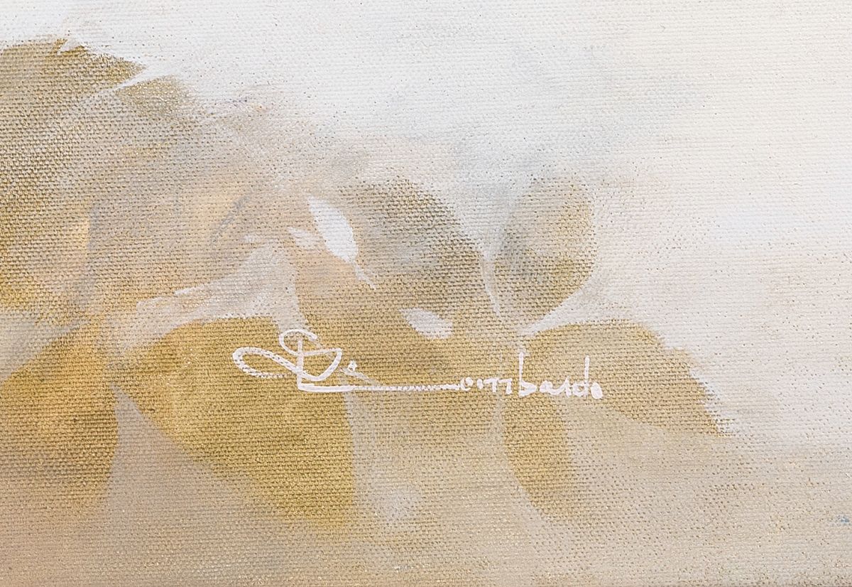Detail a: Lombardo, italienischer Künstler der 2.H. des 20.Jh., italienische Landschaft, Ansicht Girasole, Öl/Lwd, rechts unten signiert, 70x80cm