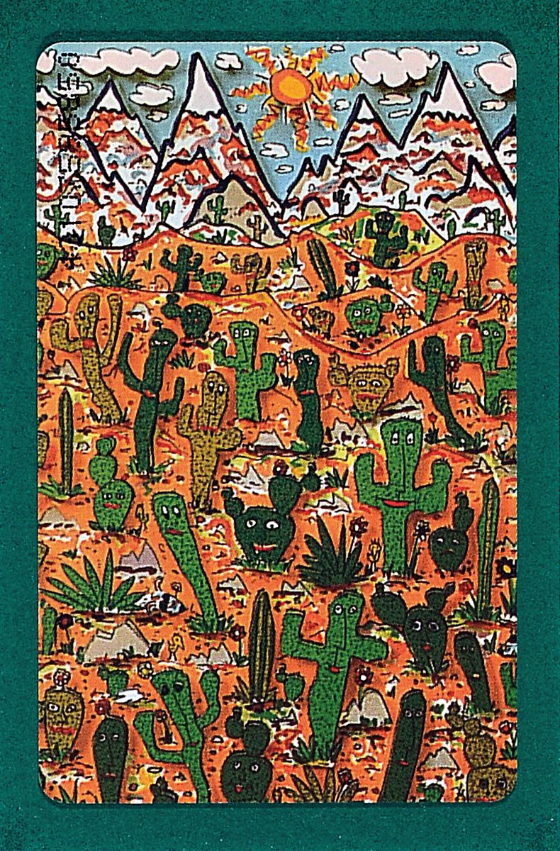 James Rizzi, 1950 - 2021, fünf Telefonkarten, einmal num. 111/500, "Living Near The Water", handsigniert, 25.5 x 20 cm, und 3 Karten in ...