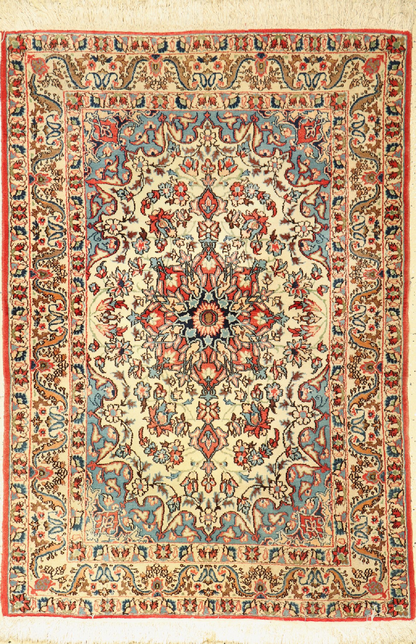 Esfahan Mobarake, Persien, um 1960, Wolle auf Baumwolle, ca. 158 x 110 cm, EHZ: 2-3