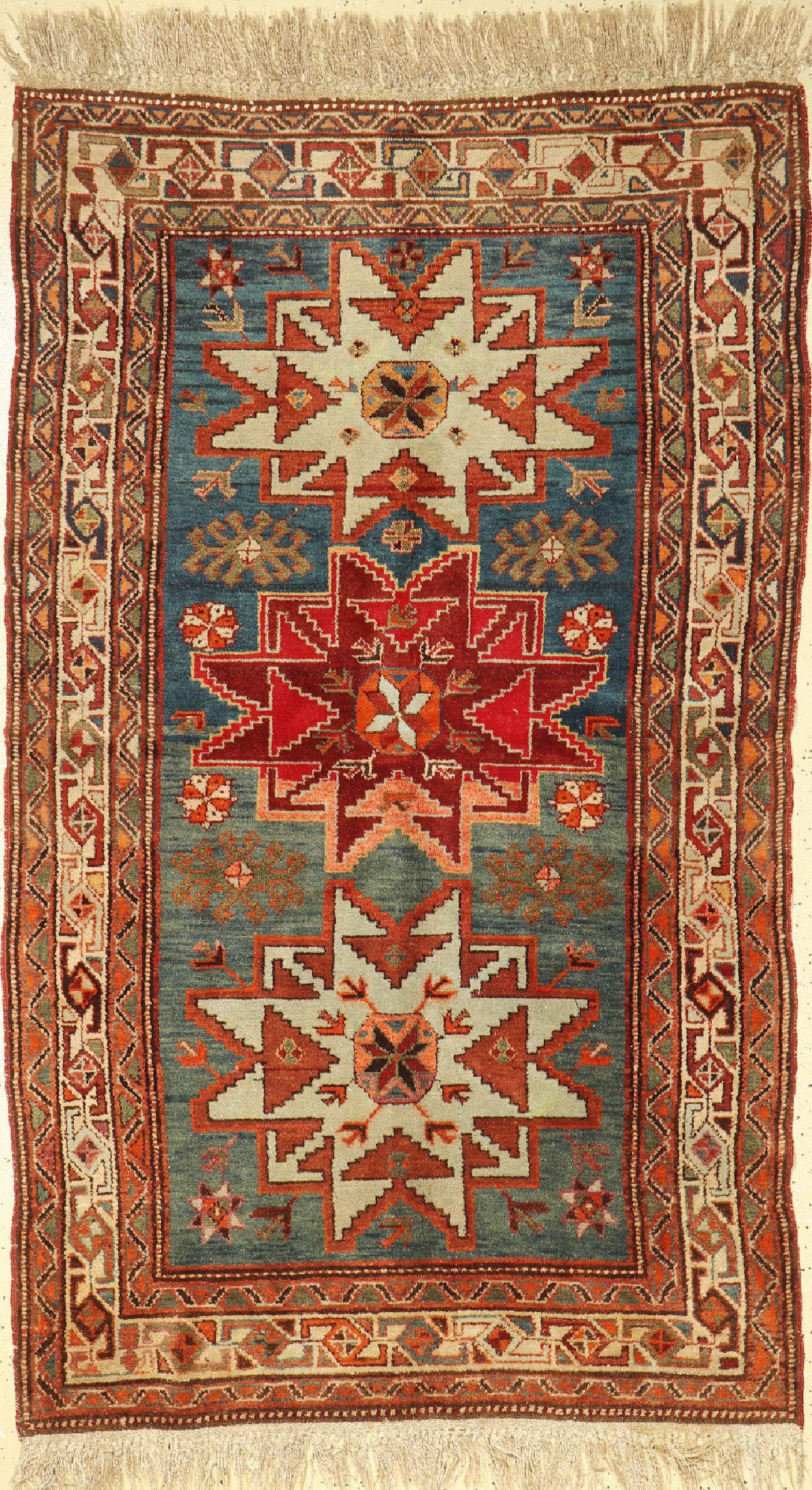 Kurdischer Dorfteppich, Persien, um 1900, Wolle auf Wolle, ca. 200 x 120 cm, EHZ: 3