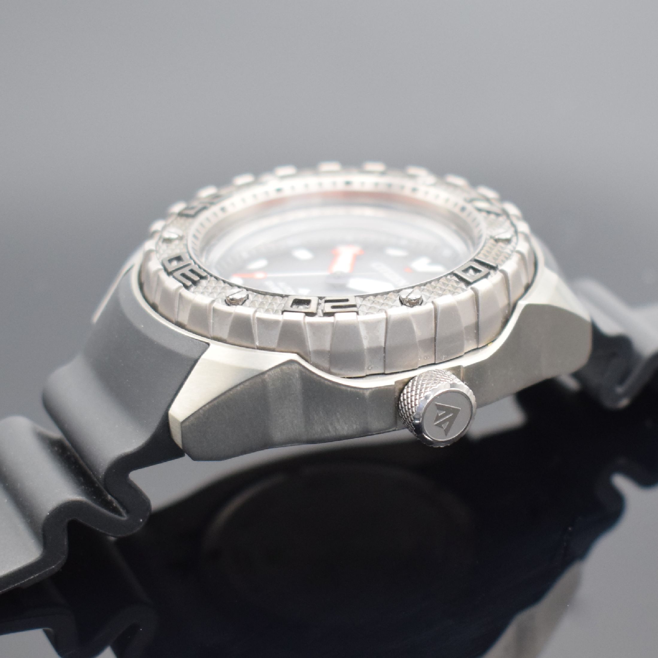 Detail c: CITIZEN Diver`s 200m Promaster Herrenarmbanduhr in Titan Ref. 9051-S122961, Japan, verk. lt. beil. orig. Pap. 06/2022, Automatik, massives verschr. ...