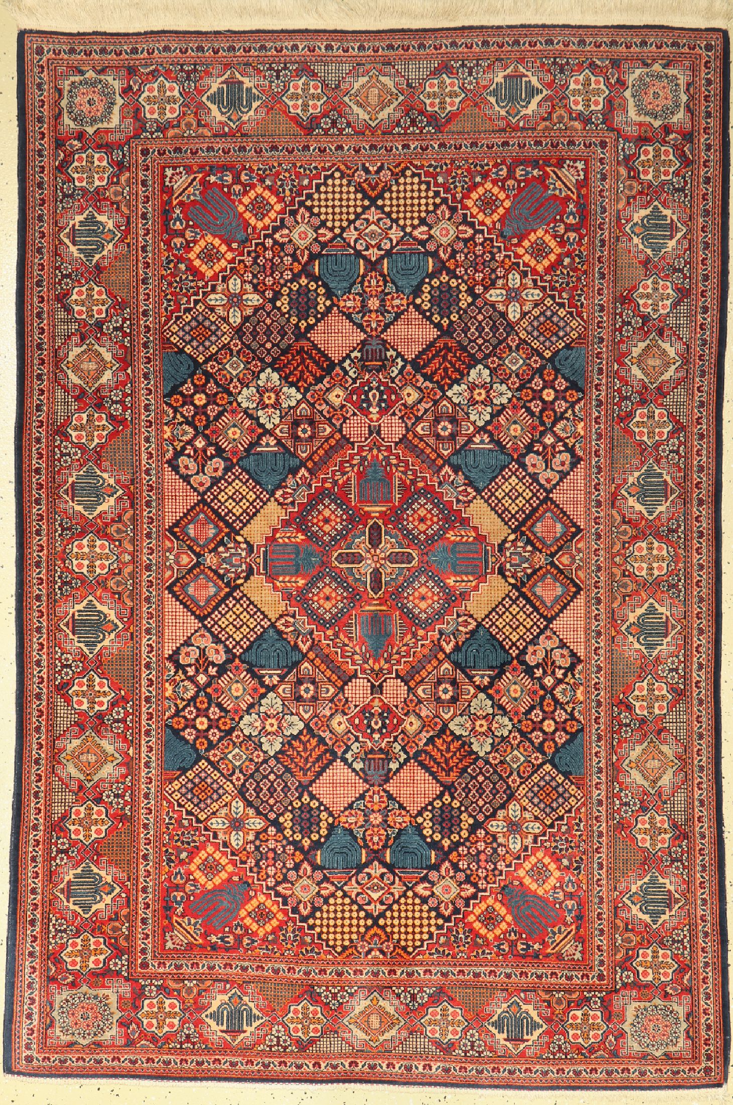 Keschan Kork alt, Persien, um 1940, Korkwolle, ca. 200 x 135 cm, EHZ: 2