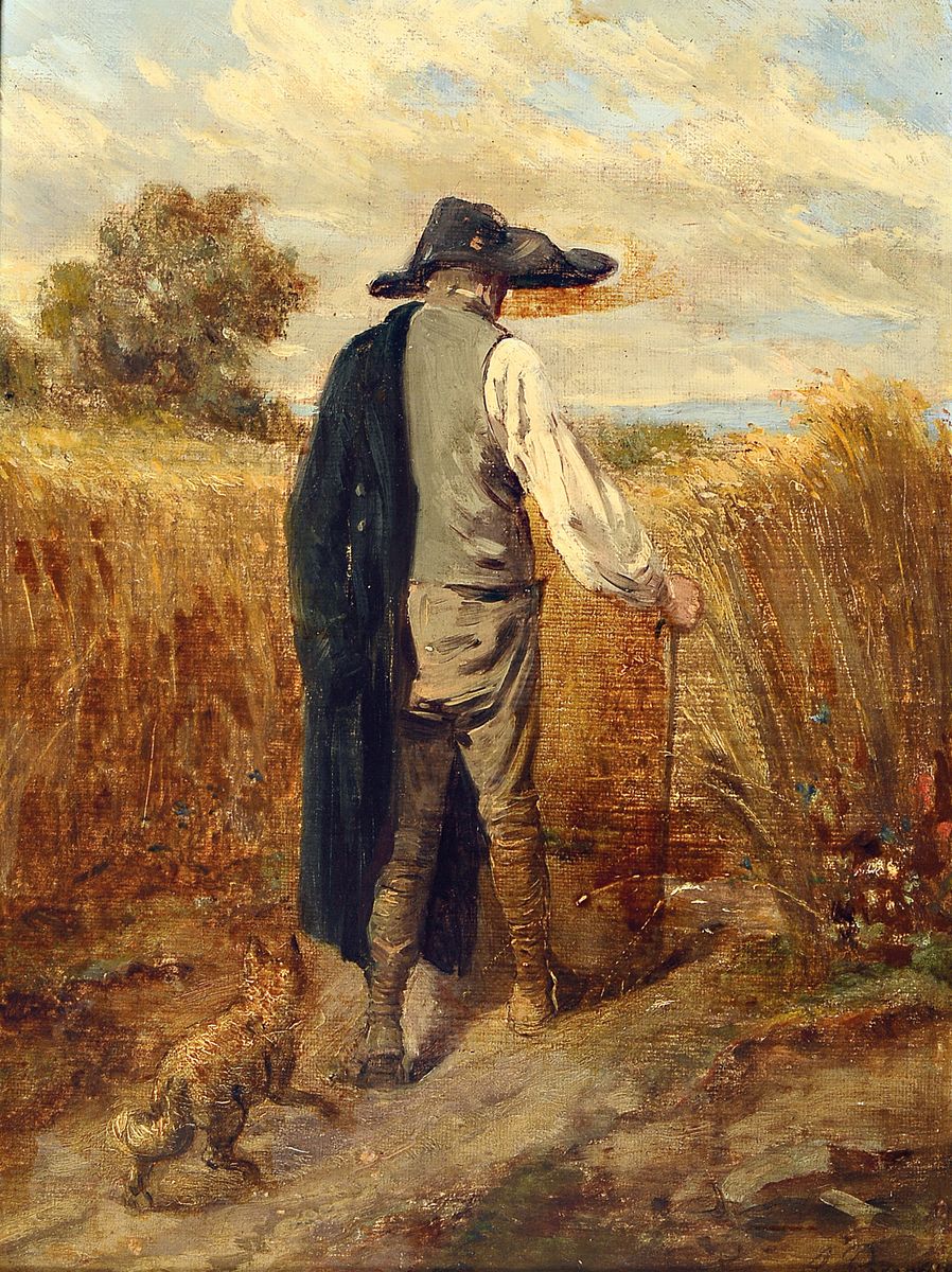 Anton Burger, 1824 Frankfurt a.M.-1905 Kronberg, Studium am Städel Institut als Schüler von Jakob Becker, längere Studienaufenthalte in München, ...