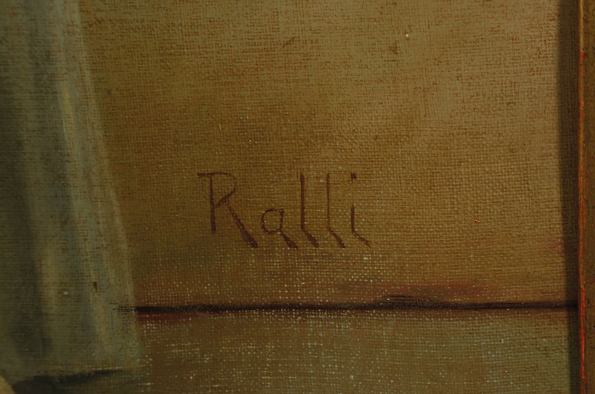 Detail a: Theodore Jacques Ralli, 1852 Konstantinopel - 1909 Lausanne, Kopie nach Lawrence Alma -Tadema (1836-1912), Ralli studierte mit einem Stipendium des ...