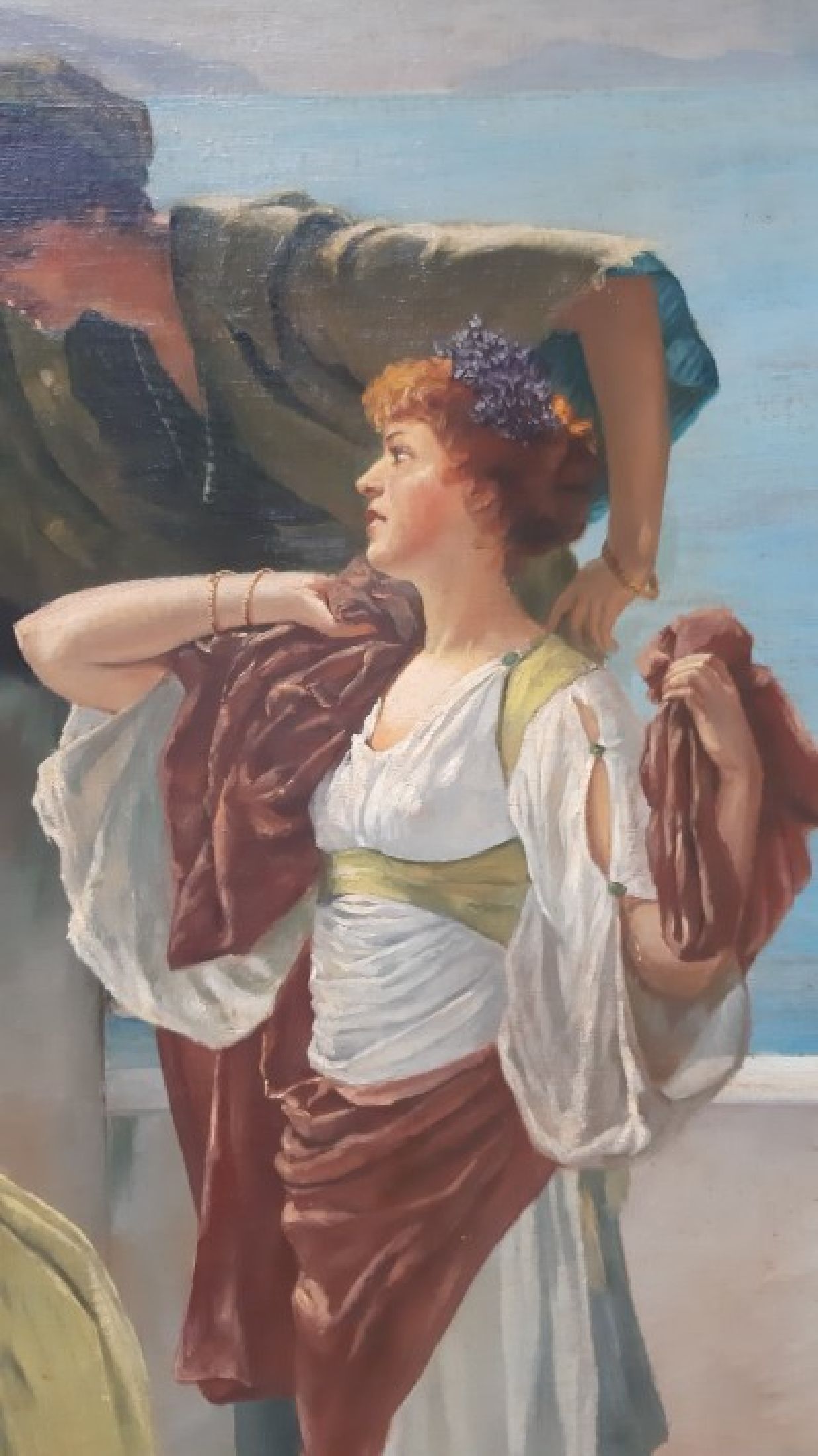 Detail c: Theodore Jacques Ralli, 1852 Konstantinopel - 1909 Lausanne, Kopie nach Lawrence Alma -Tadema (1836-1912), Ralli studierte mit einem Stipendium des ...