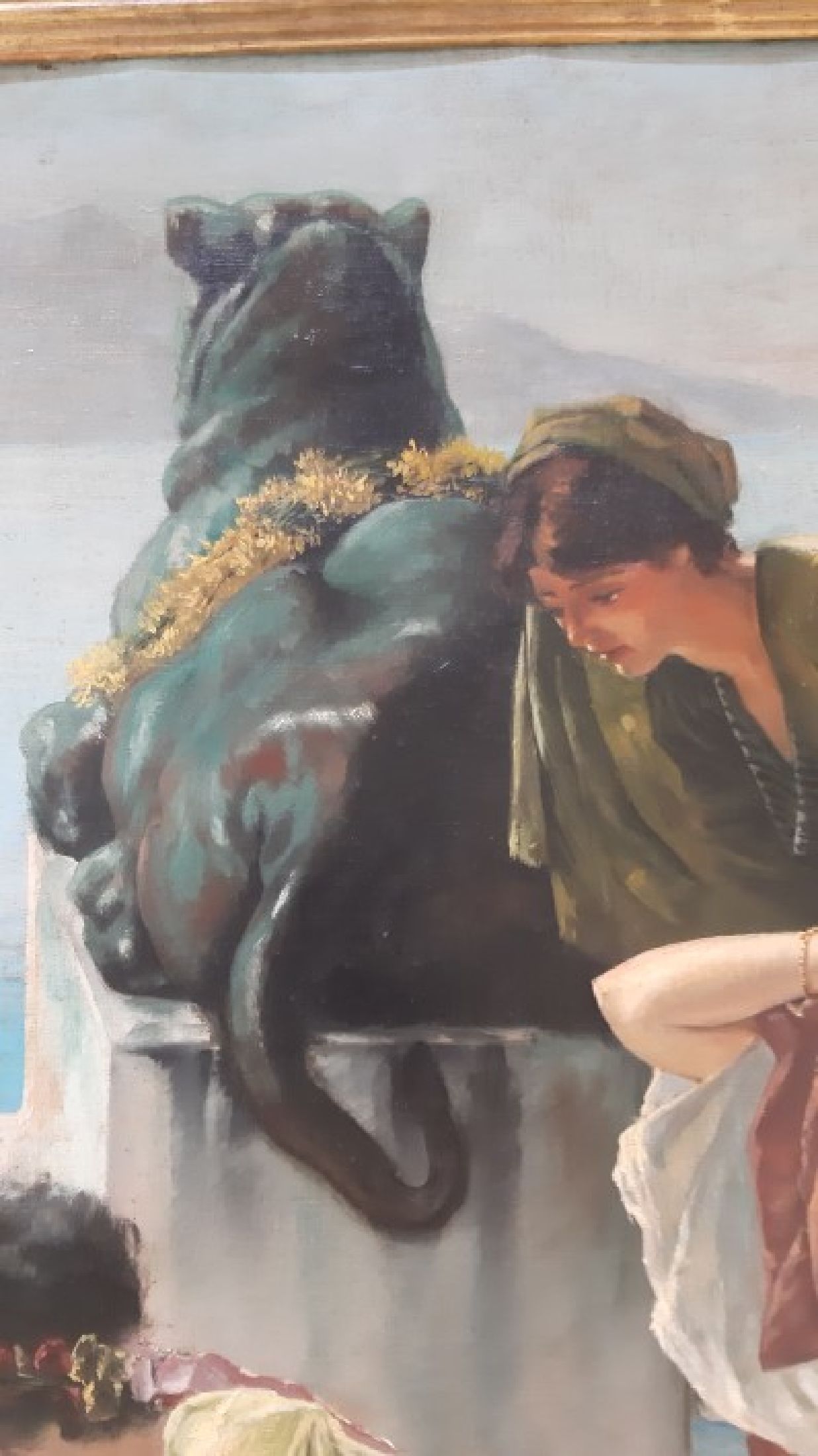 Detail d: Theodore Jacques Ralli, 1852 Konstantinopel - 1909 Lausanne, Kopie nach Lawrence Alma -Tadema (1836-1912), Ralli studierte mit einem Stipendium des ...