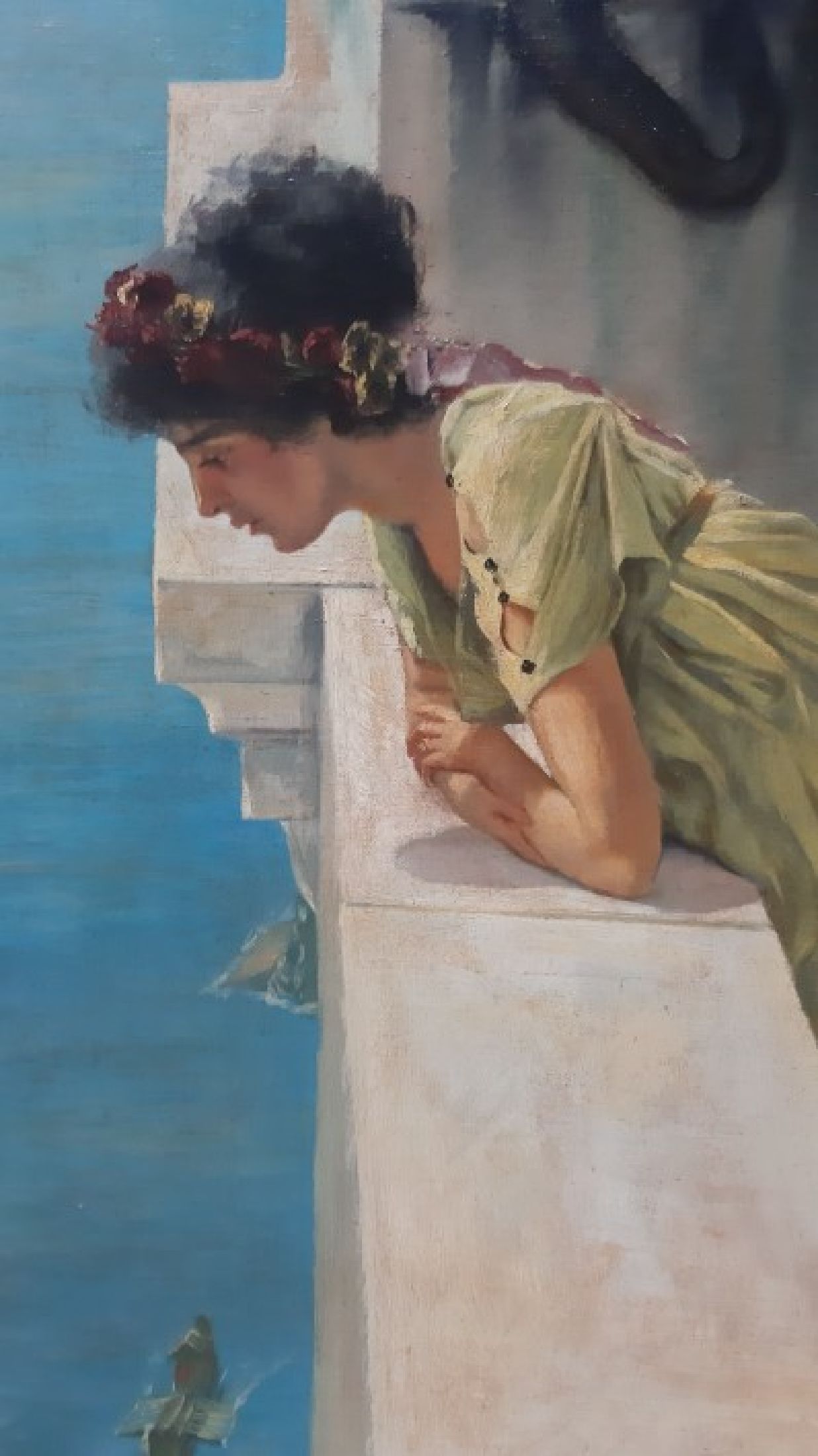 Detail e: Theodore Jacques Ralli, 1852 Konstantinopel - 1909 Lausanne, Kopie nach Lawrence Alma -Tadema (1836-1912), Ralli studierte mit einem Stipendium des ...