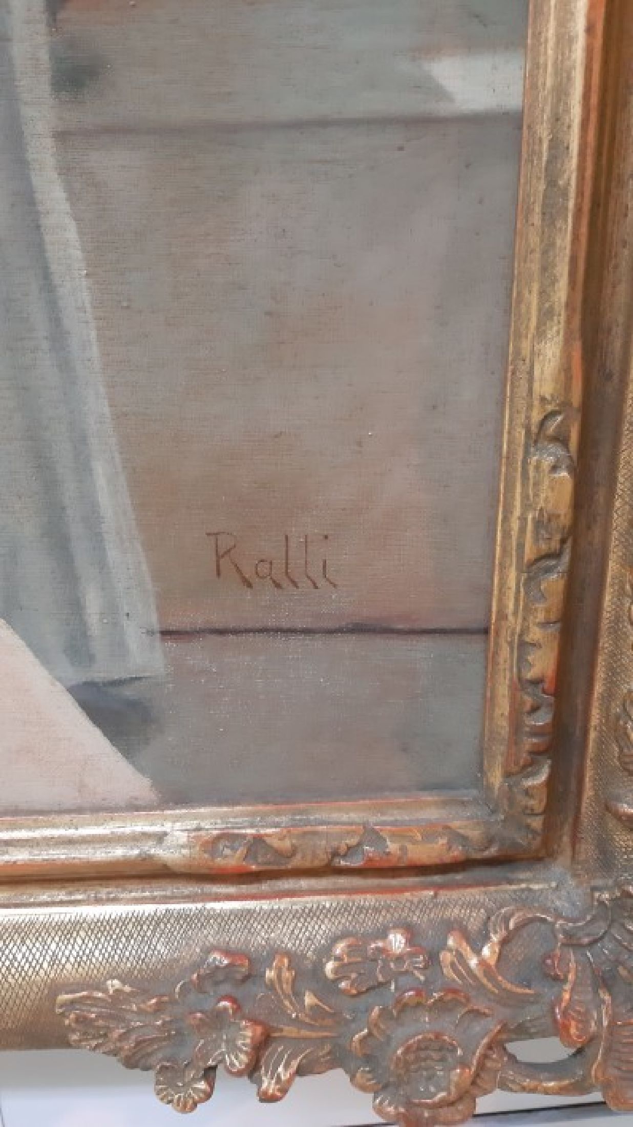 Detail f: Theodore Jacques Ralli, 1852 Konstantinopel - 1909 Lausanne, Kopie nach Lawrence Alma -Tadema (1836-1912), Ralli studierte mit einem Stipendium des ...
