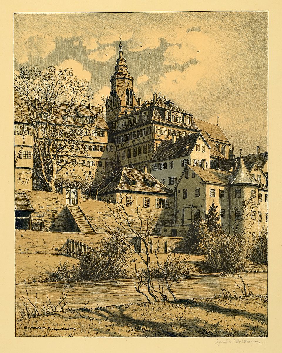 Hans Richard von Volkmann, 1860-1927 Halle, Studium an der Akademie Düsseldorf und an der Akademie Karlsruhe als Meisterschüler Gustav ...