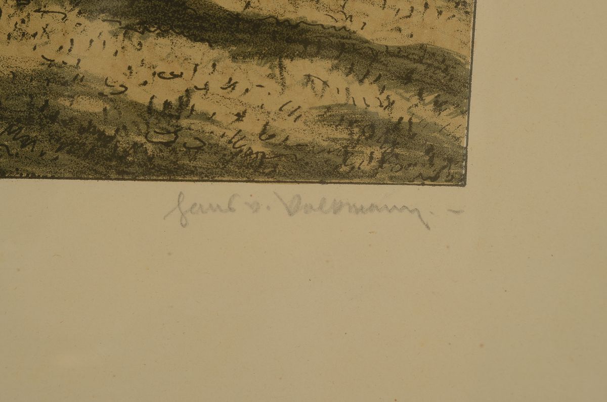 Detail a: Hans Richard von Volkmann, 1860-1927 Halle, Studium an der Akademie Düsseldorf und an der Akademie Karlsruhe als Meisterschüler Gustav ...