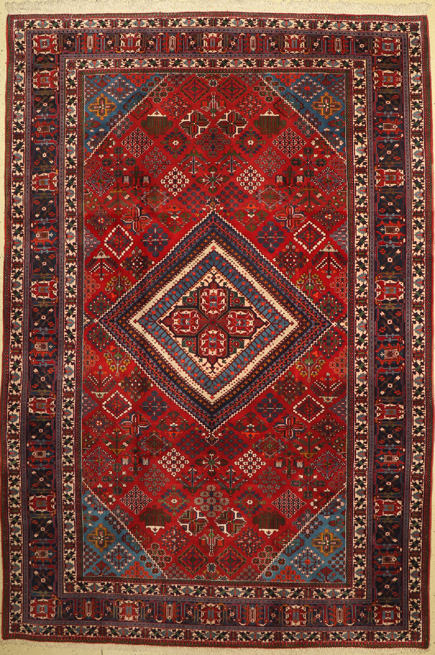 Djoschaghan fein, Persien, ca. 50 Jahre, Korkwolle, ca. 373 x 250 cm, EHZ: 2(Sehr guterZustand)