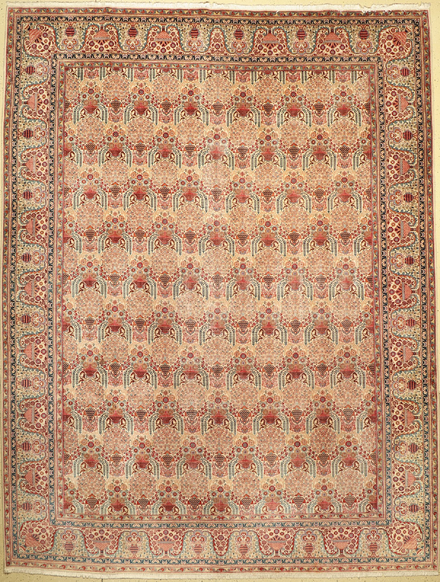 Keschan alt, Persien, um 1950, Wolle auf Baumwolle, ca. 380 x 292 cm, EHZ: 3