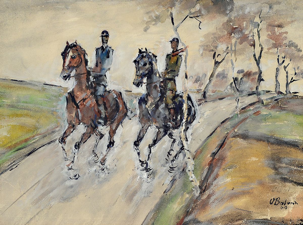 Vilem Balarin, 1894 Zabreh bei Hlucin/Mähren - 1978 Hlucin /Tschechoslowakei, 1912-17 Studium an der Akademie in Breslau, Studienreisen nach Berlin, ...