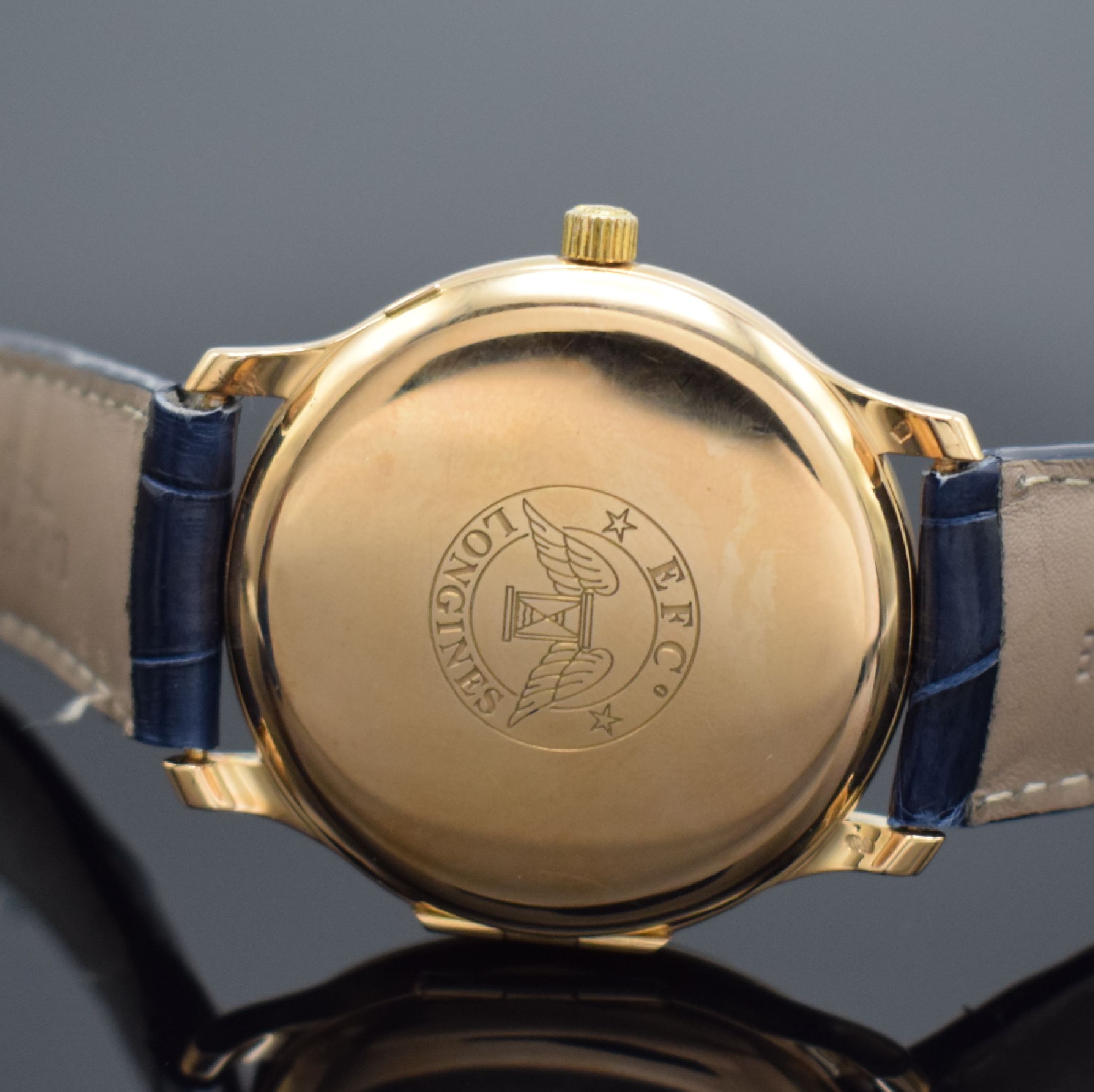 Detail d: LONGINES seltene, auf weltweit 300 Stück limitierte Herrenarmbanduhr in RG 750/000 Referenz L2.630.8.26.2, Automatik, herausgegeben 2001 anl. der 30 ...