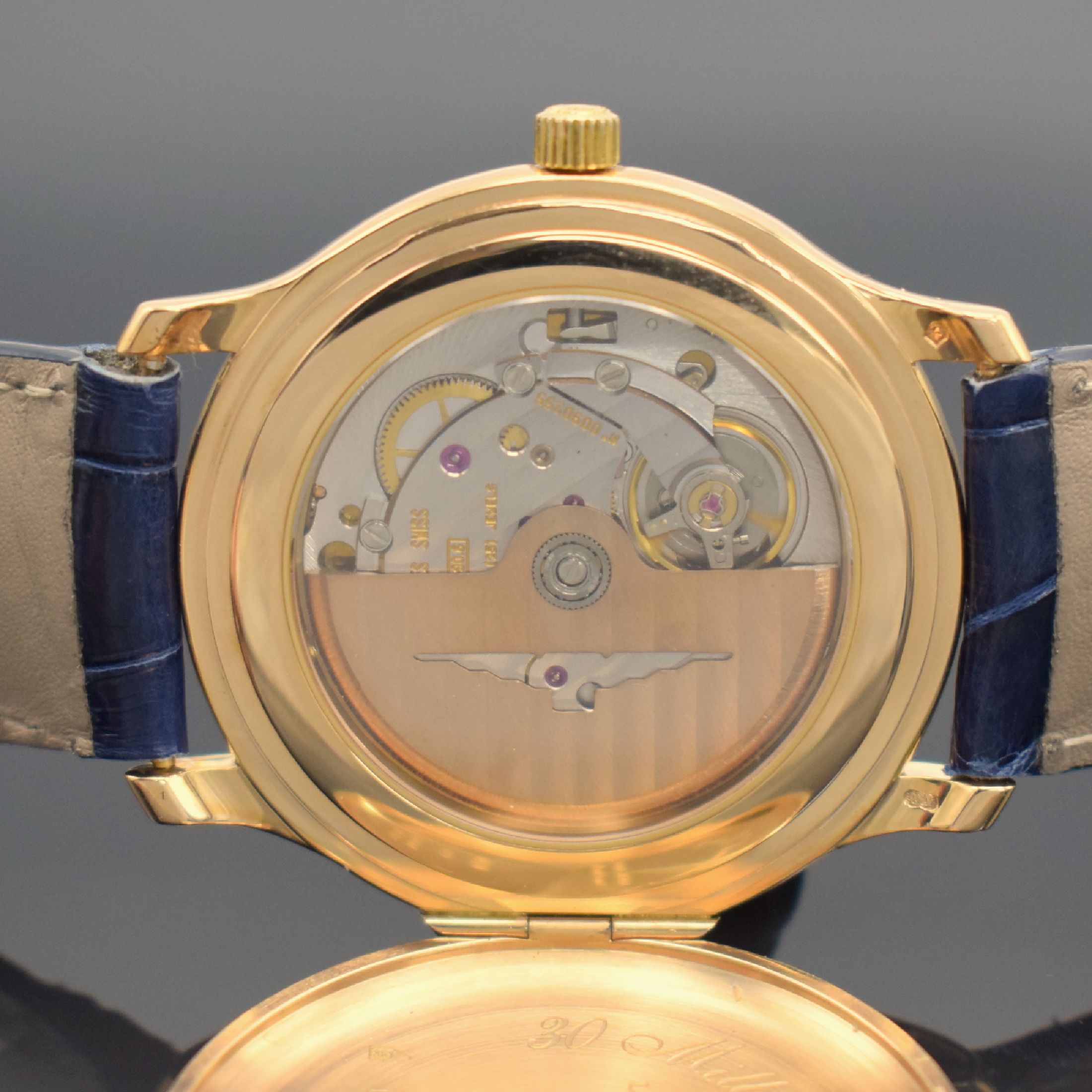Detail f: LONGINES seltene, auf weltweit 300 Stück limitierte Herrenarmbanduhr in RG 750/000 Referenz L2.630.8.26.2, Automatik, herausgegeben 2001 anl. der 30 ...