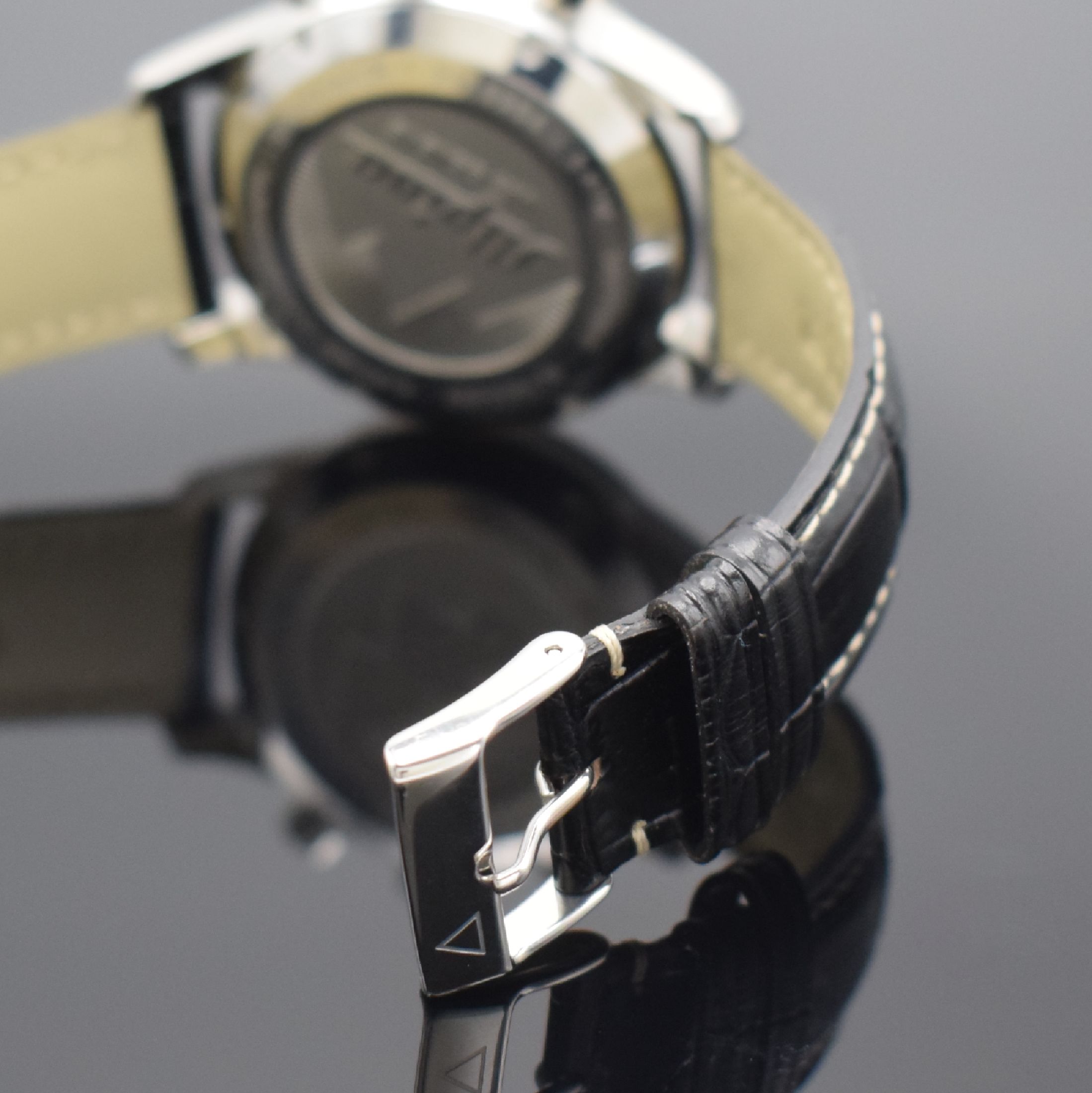 Detail b: ALPINA nahezu neuwertiger Armbandchronograph Alpiner Referenz AL-750X4E6, Automatik, Schweiz um 2015, Edelstahlgeh. inkl. orig. Lederband m. orig. ...