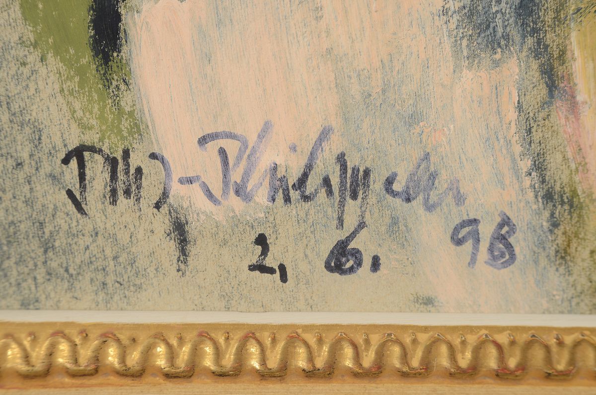 Detail a: Peter Josef Maria Philippen, 1905 Düsseldorf -2006, Studium an der Kunstgewerbeschule Pforzheim und der Akademie Düsseldorf, hier: ...
