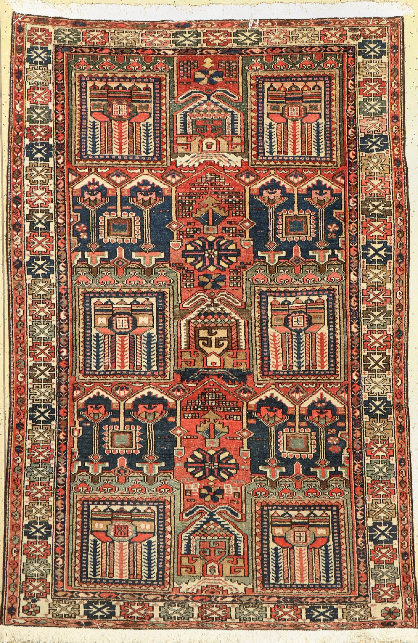 Hamadan alt, Persien, um 1930, Wolle auf Baumwolle, ca. 202 x 133 cm, EHZ: 2-3