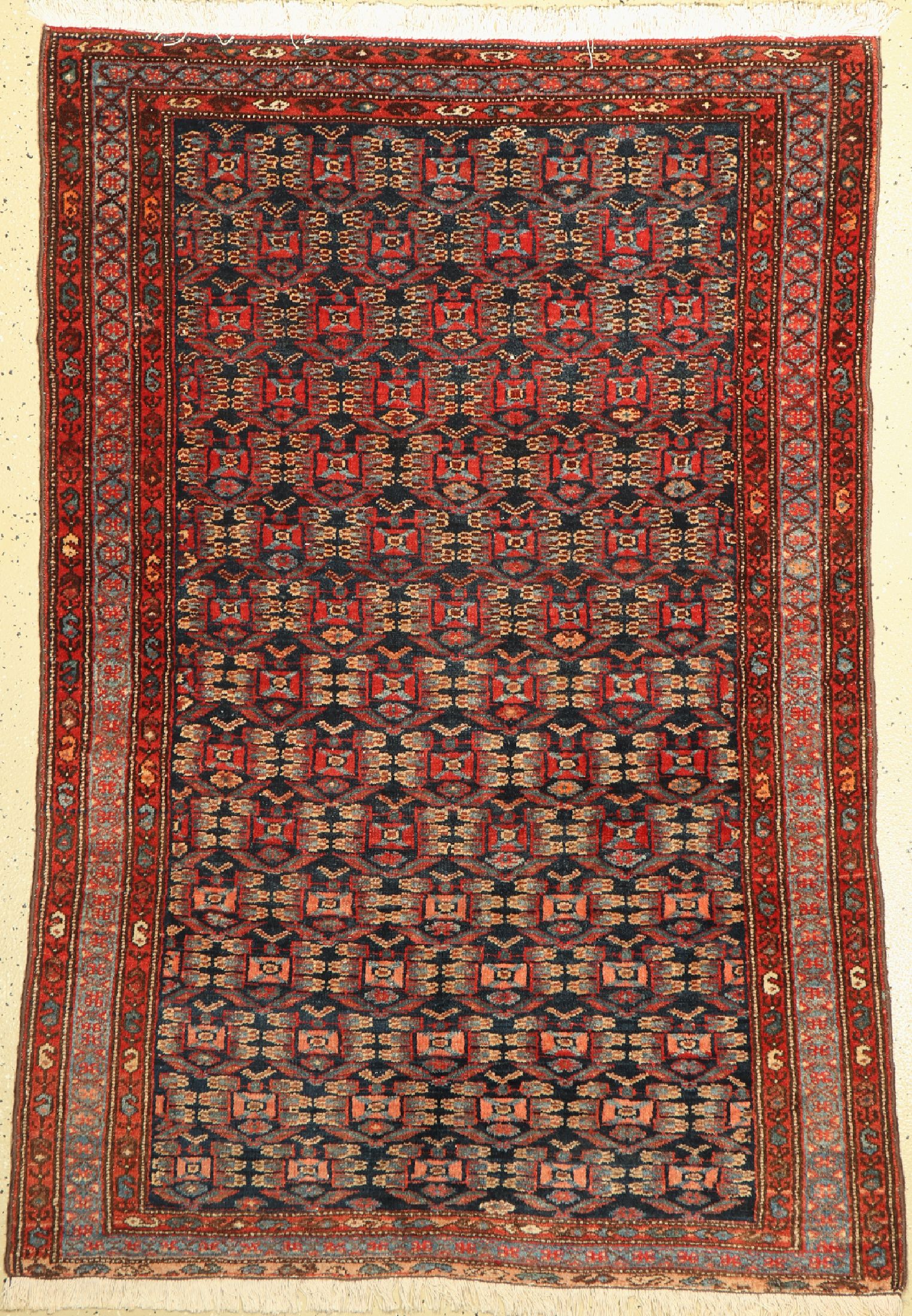 Hamadan alt, Persien, um 1950, Wolle auf Baumwolle, ca. 175 x 125 cm, EHZ: 2-3