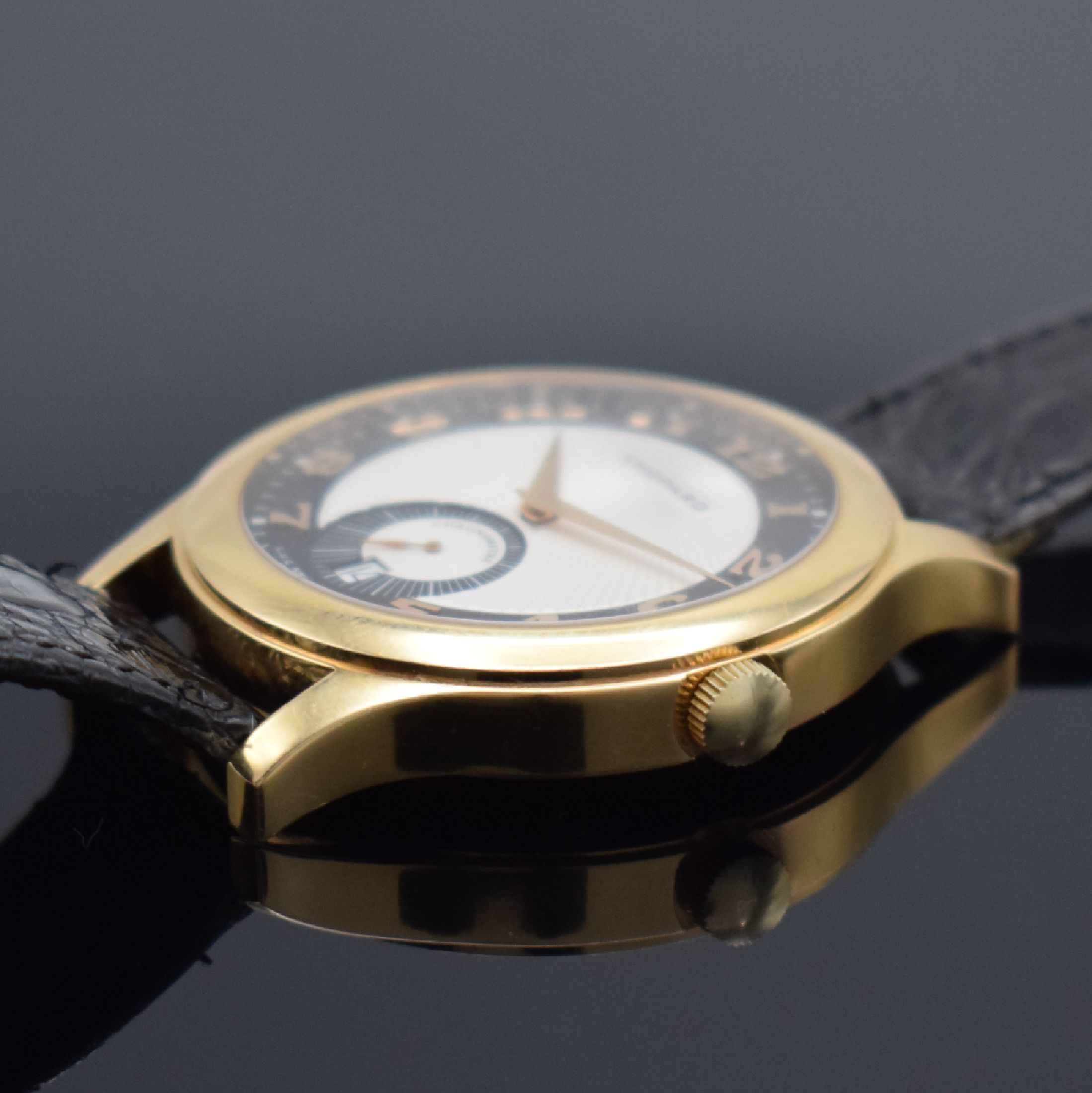 Detail b: CHOPARD Chronometre Herrenarmbanduhr in GG 750/000, Schweiz um 2010, Automatik, beids. Saphirvergl. Geh., Boden 8-fach verschr., Krone neutral ers., ...