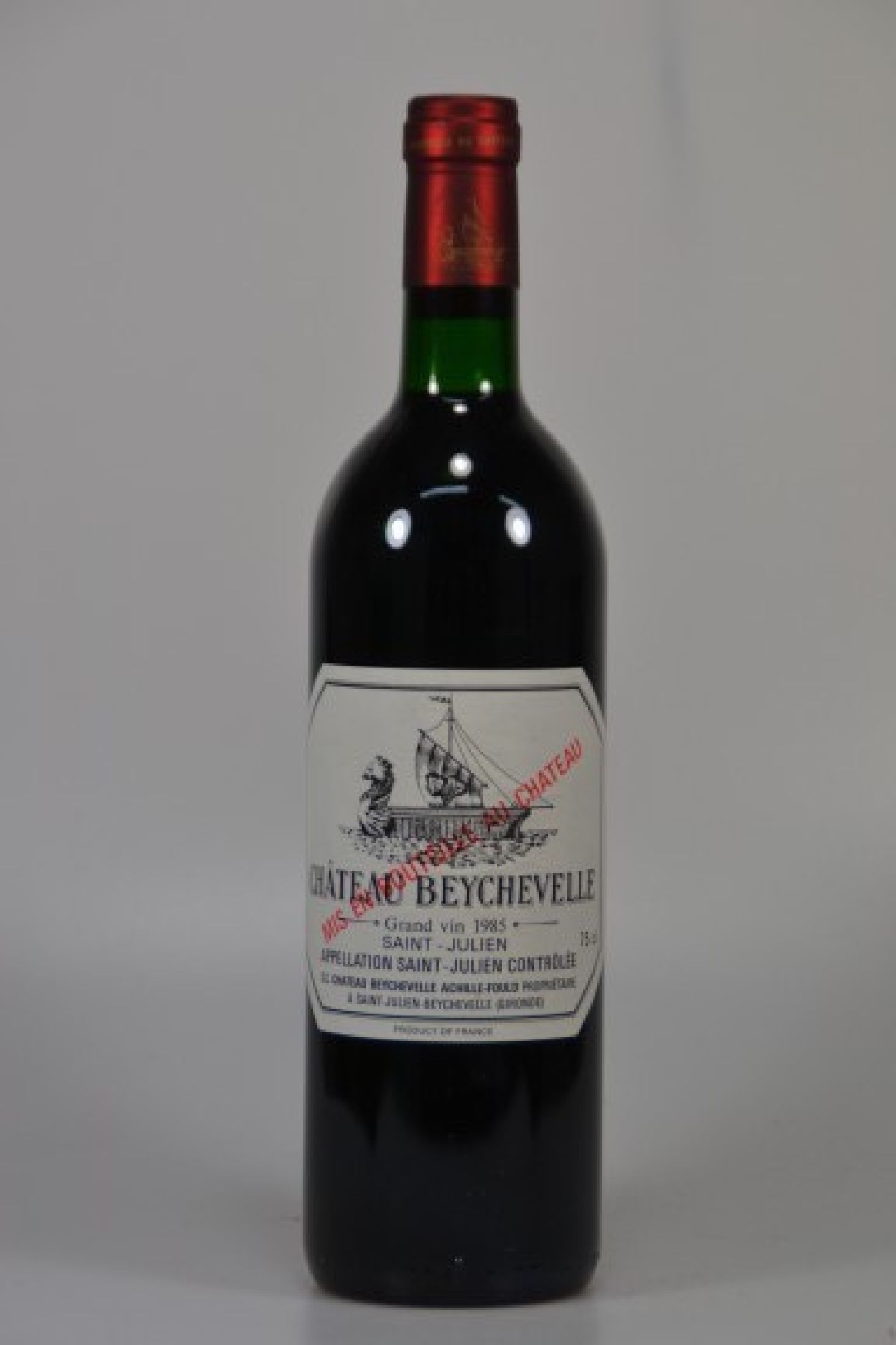 1 Flasche, 1985 Chateau Beychevelle, Saint-Julien, 750ml, into Neck, unverkostet