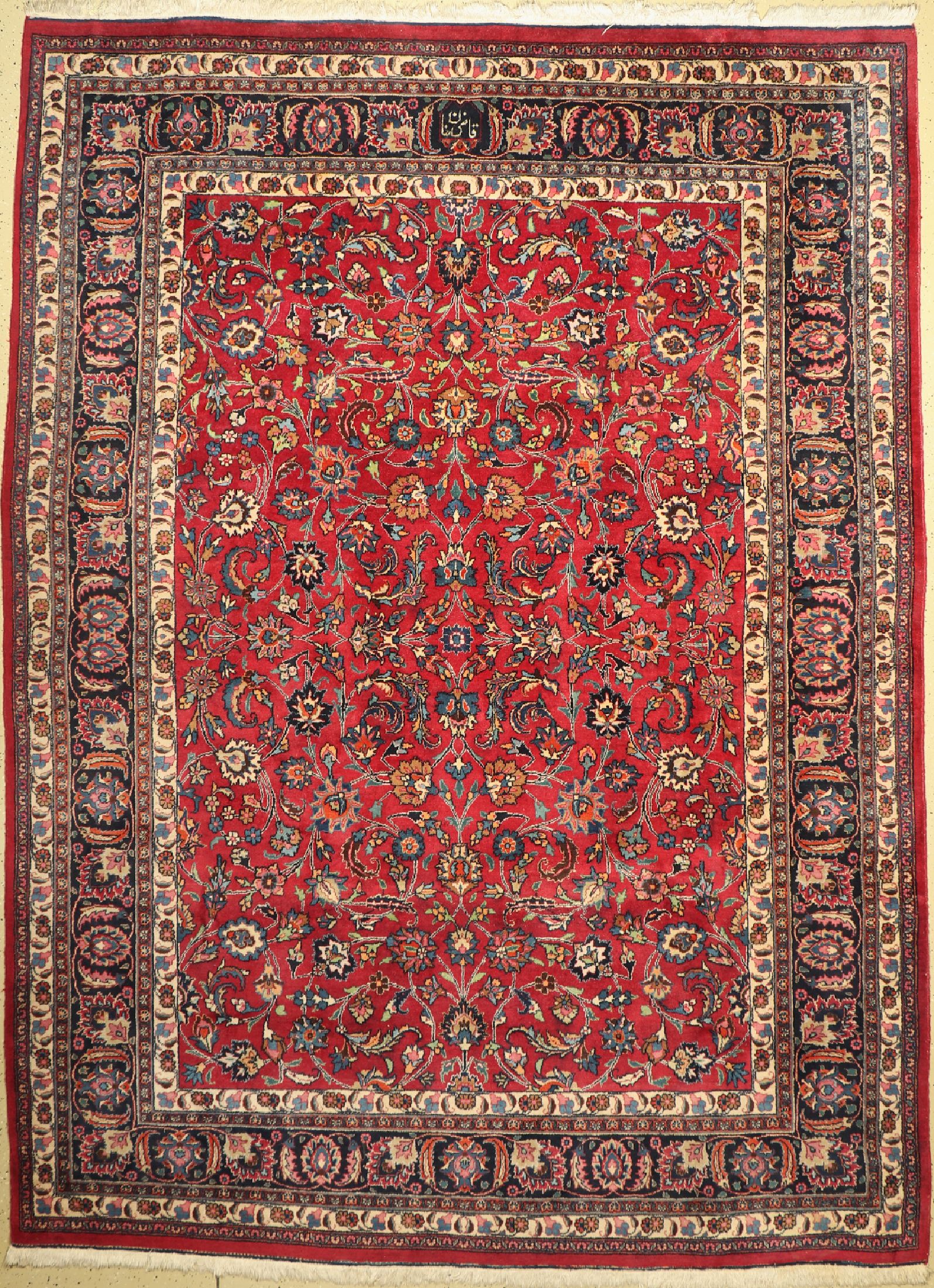 Mesched alt, Persien, um 1960, Wolle auf Baumwolle, ca. 340 x 250 cm, EHZ: 2