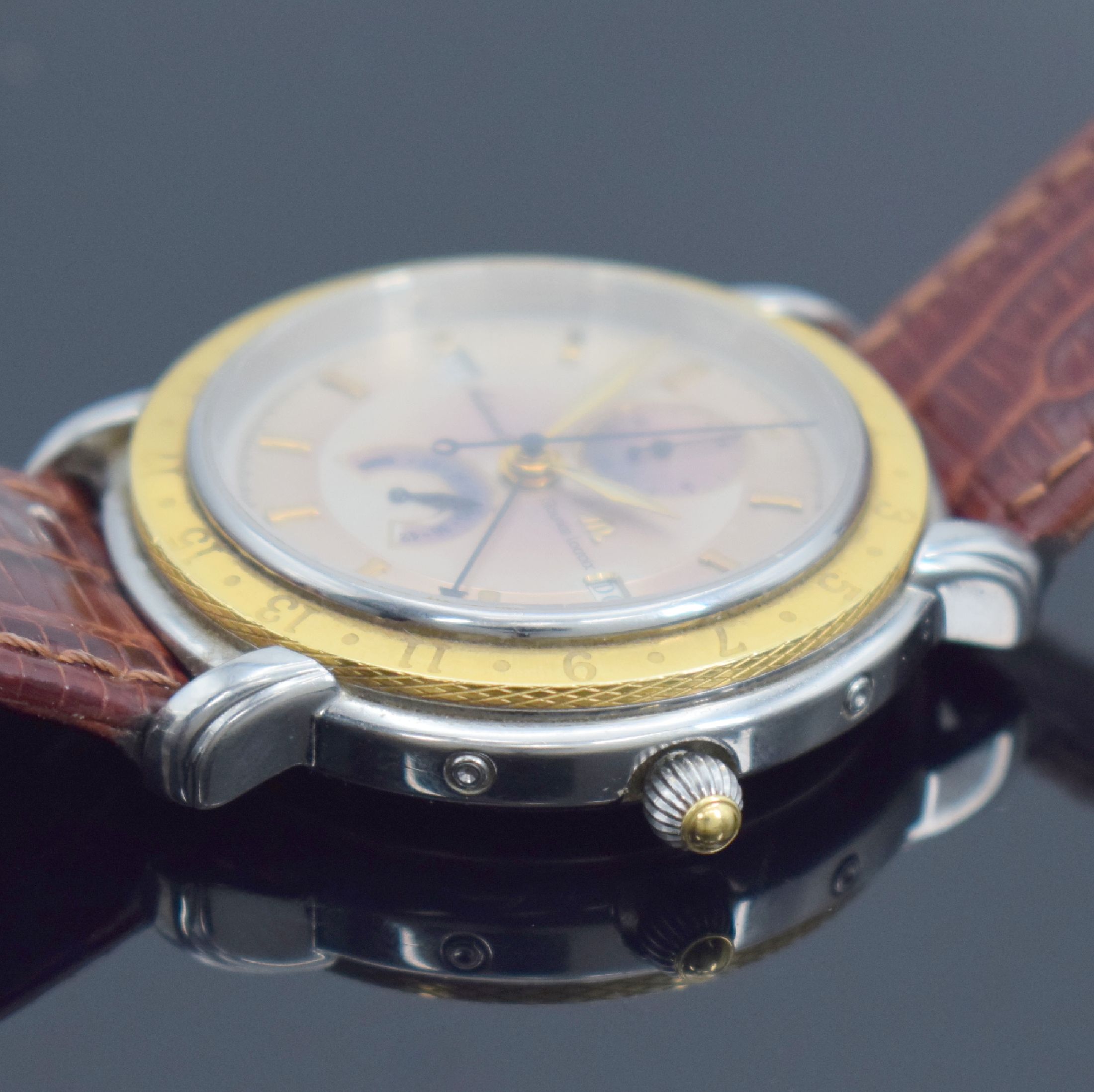 Detail d: MAURICE LACROIX Les Mecaniques limitierte Herrenarmbanduhr aus der Masterpiece Serie, Schweiz um 1998, auf 999 Stück limitiertes Sondermodell, ...
