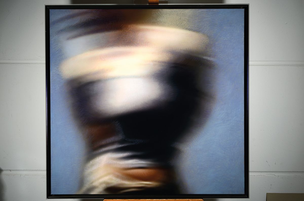 Detail k: Willi Kissmer, 1951-2018, Acryl/Öl/Lwd, verso sign., bez. dat. (Ohne Titel 2008), R. gesamt ca.100x102 cm