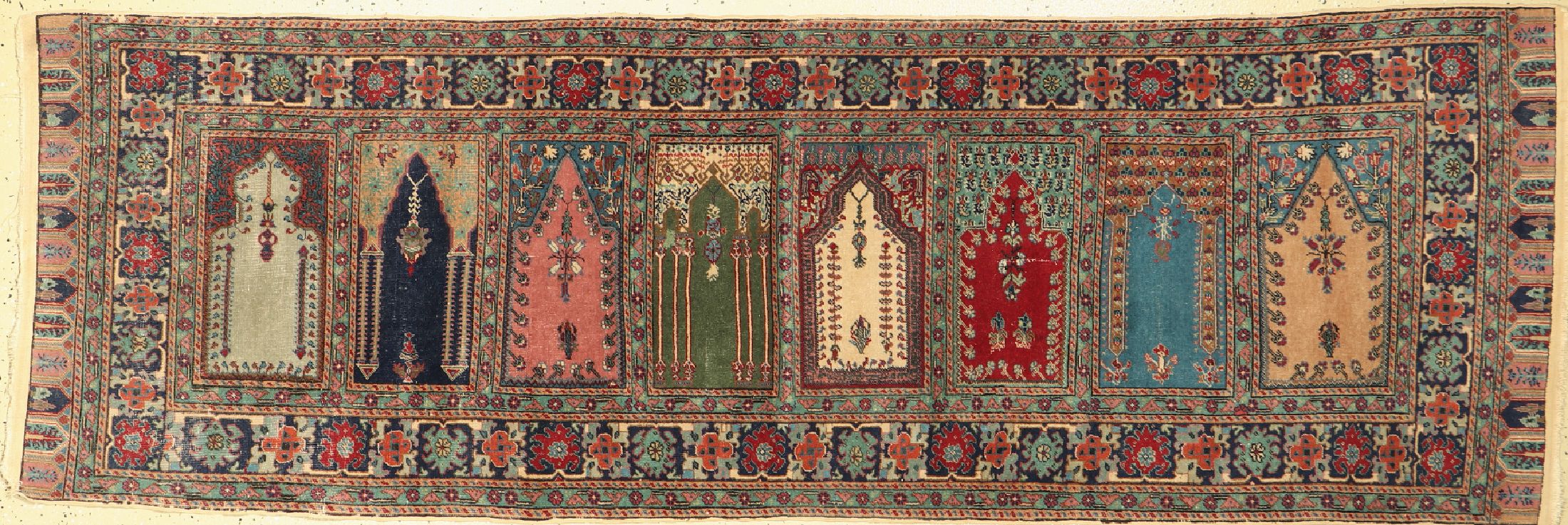 Kayseri, Türkei, um 1930, Wolle auf Baumwolle, ca. 230 x 77 cm, EHZ: 3-4