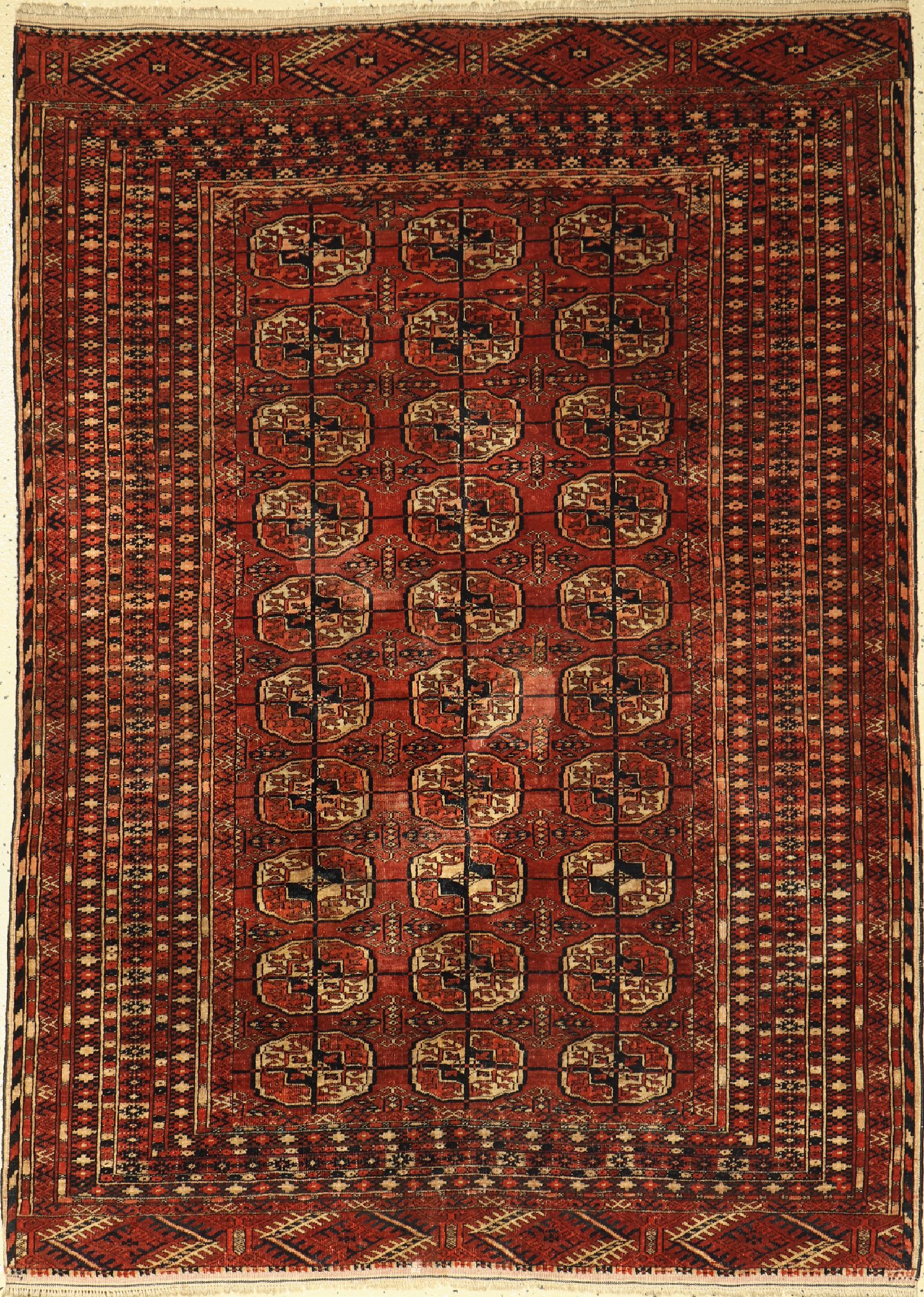 Buchara, Turkmenistan, um 1940, Wolle auf Wolle, ca. 162 x 117 cm, EHZ: 2-3