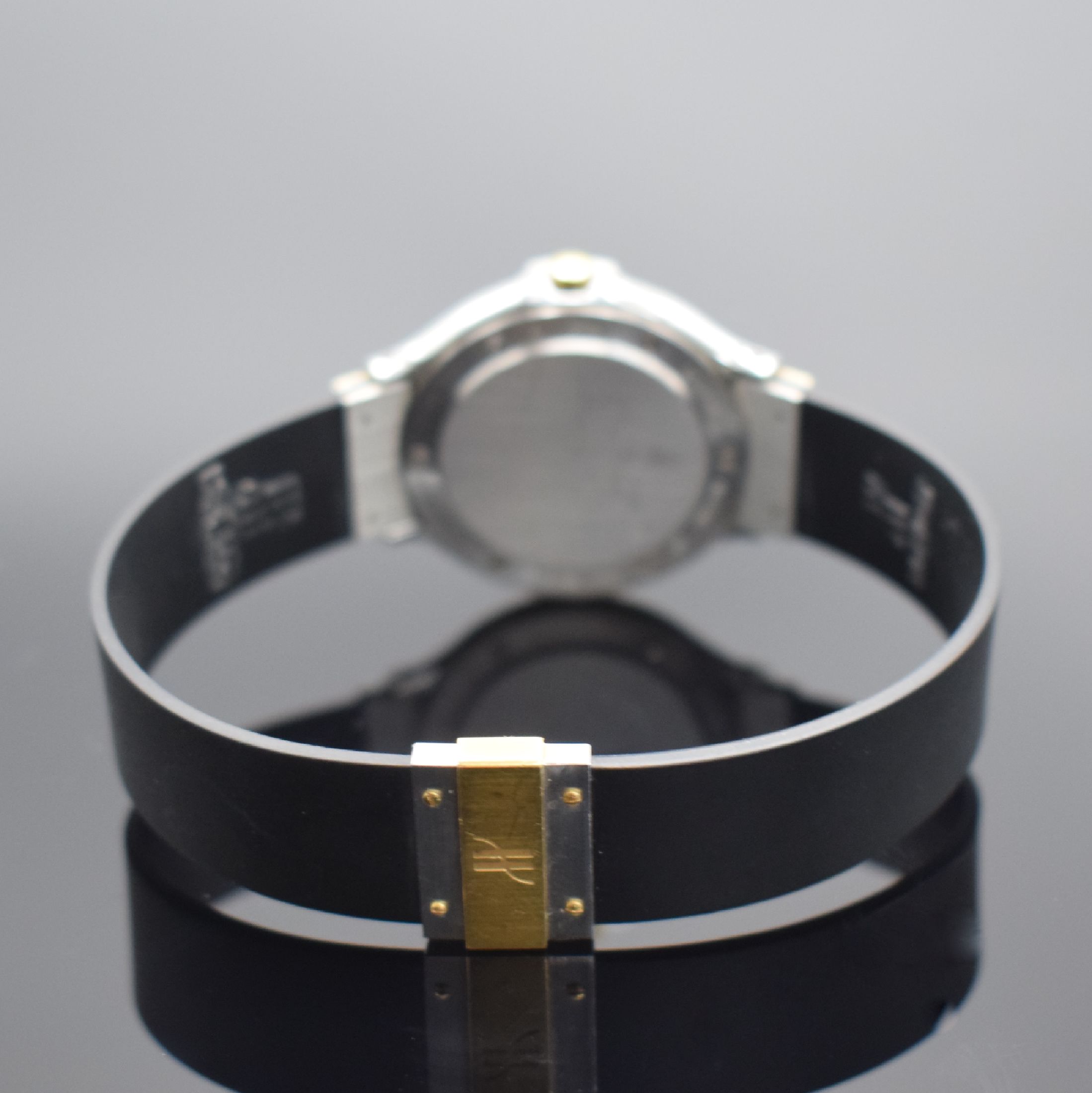 Detail b: Set 2 HUBLOT Classic MDM Armbanduhren in Stahl/Gold kombiniert Referenz 1391 100 2 & 1401 100 2, Schweiz um 1989, quarz, Böden 6 -fach verschr., ...