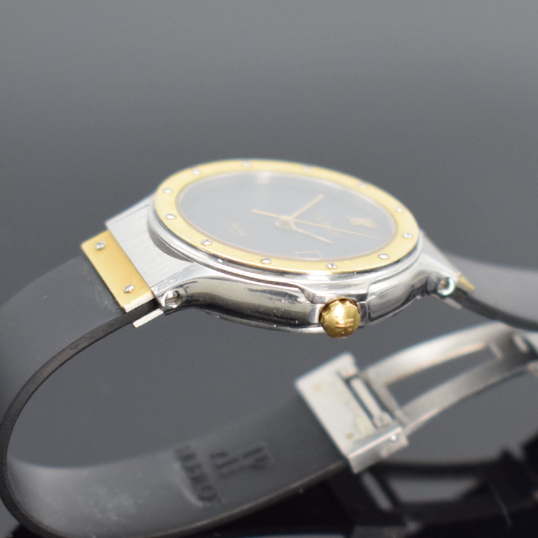 Detail g: Set 2 HUBLOT Classic MDM Armbanduhren in Stahl/Gold kombiniert Referenz 1391 100 2 & 1401 100 2, Schweiz um 1989, quarz, Böden 6 -fach verschr., ...