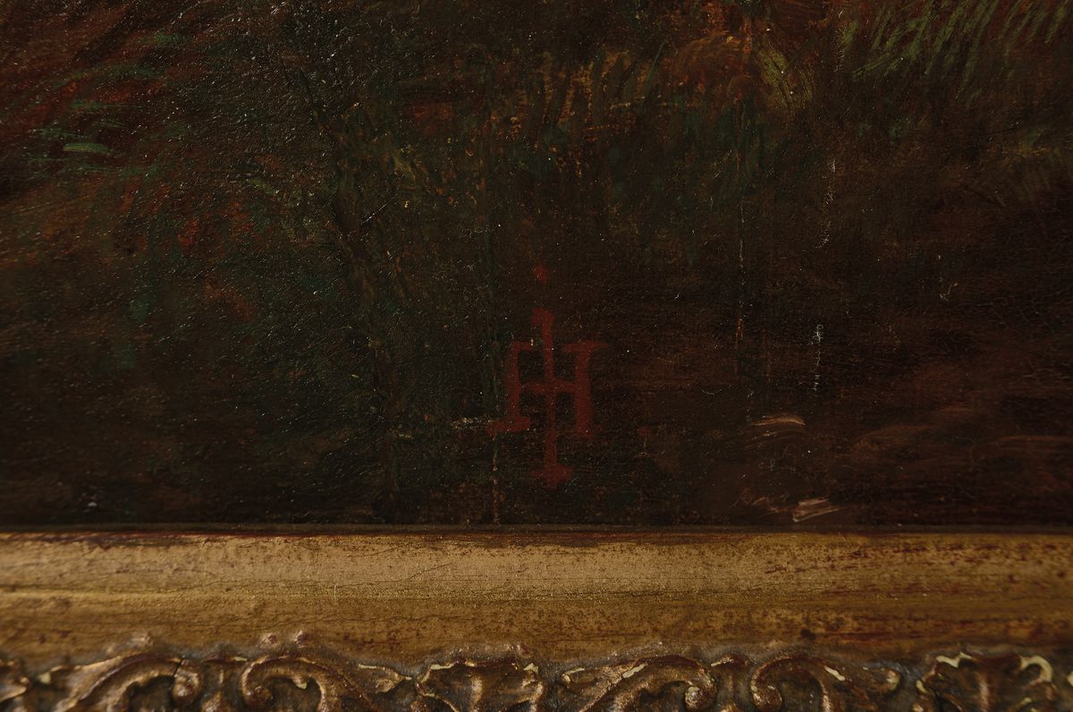 Detail a: Josef Hoffmann, 1831-1904 Wien, Studium an der Akademie Wien, Schüler von Carl Rahl (1812-1865), Studienreisen nach Persien, Venedig, Griechenland ...