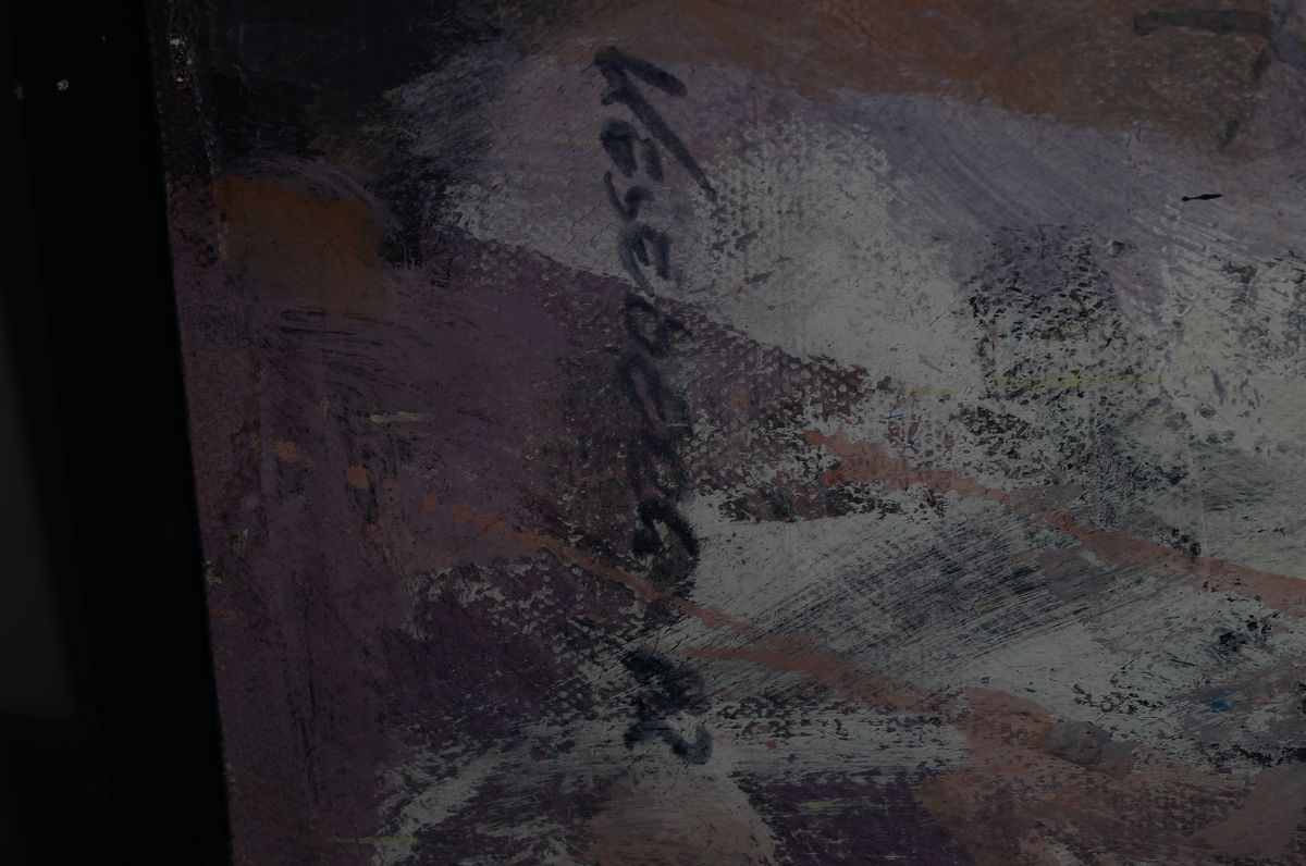Detail a: Norbert Keseberg, geb. 1948 Nürnberg, großformatige Arbeit, Öl/Lwd, Kunstreiterin auf einem Pferd, re. u. signiert und dat. 82, ca. 140 x 125 cm, ...
