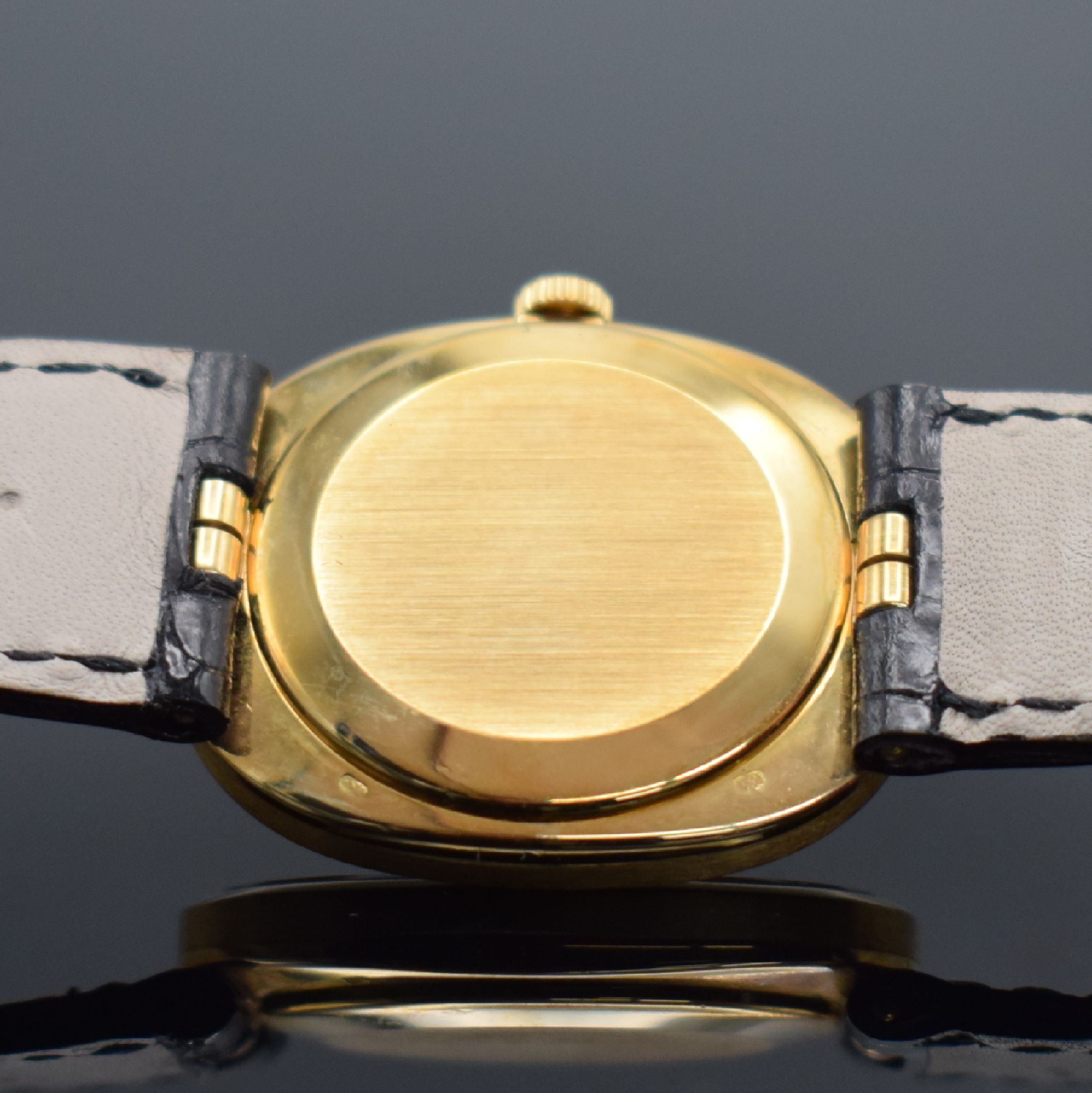 Detail d: PATEK PHILIPPE Ellipse d´Or Armbanduhr in GG 750/000 Referenz 3548J, Schweiz um 2000, Handaufzug, ovales, 3-tlg. Geh., Boden & Glasrand aufgedr., ...
