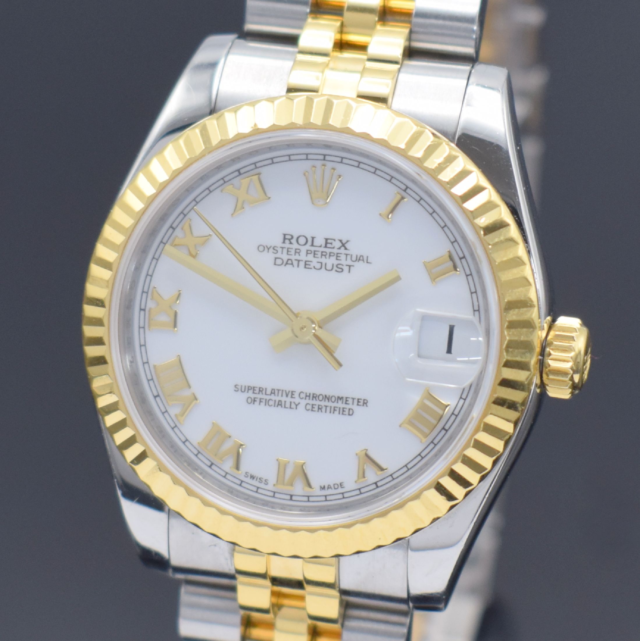 Detail a: ROLEX Damenarmbanduhr Datejust 31 Referenz 178273, Automatik, LC 100, Z-Serie, Chronometer der Superlative in Edelstahl/Gold kombiniert inkl. ...