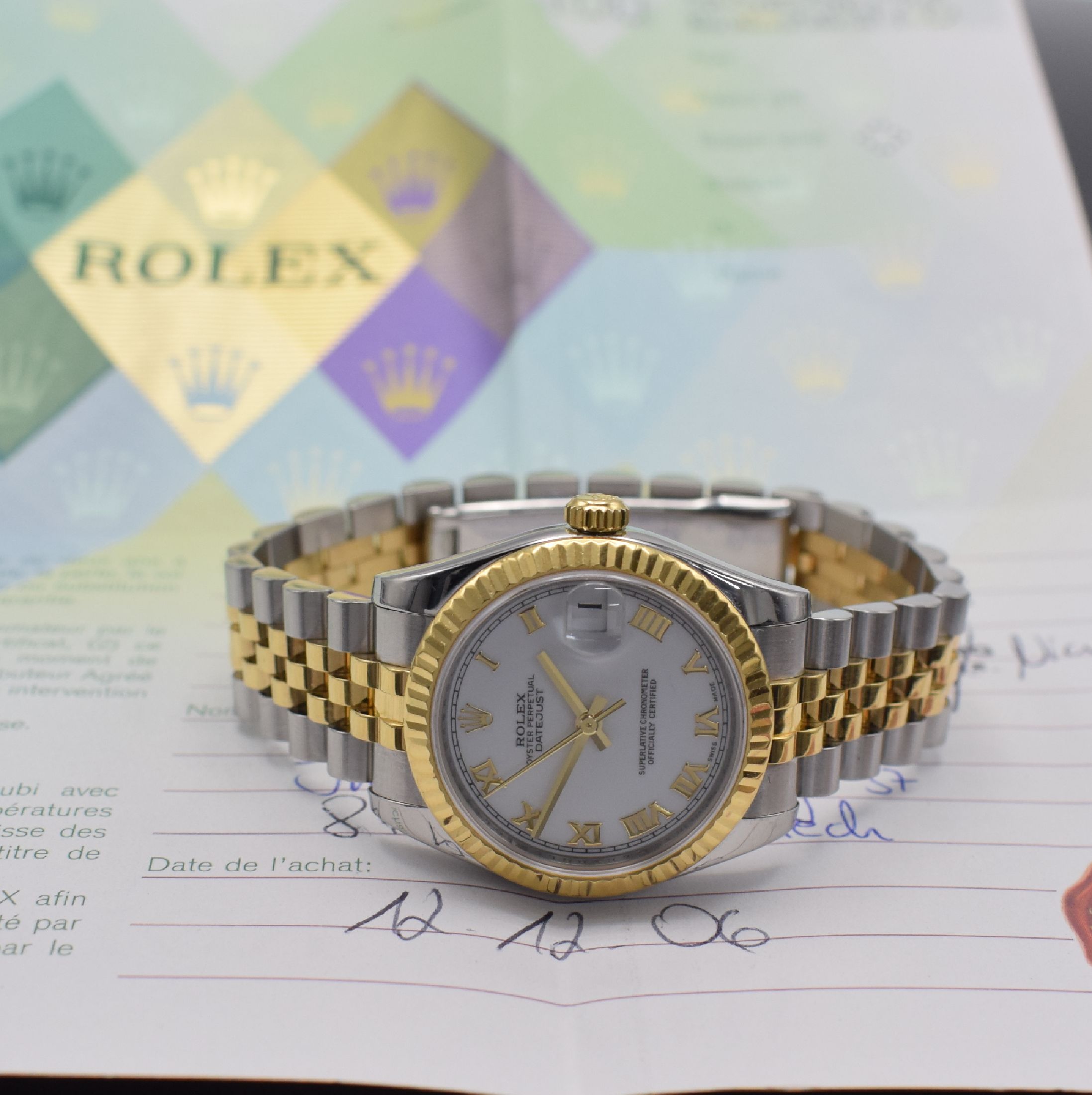 Detail f: ROLEX Damenarmbanduhr Datejust 31 Referenz 178273, Automatik, LC 100, Z-Serie, Chronometer der Superlative in Edelstahl/Gold kombiniert inkl. ...