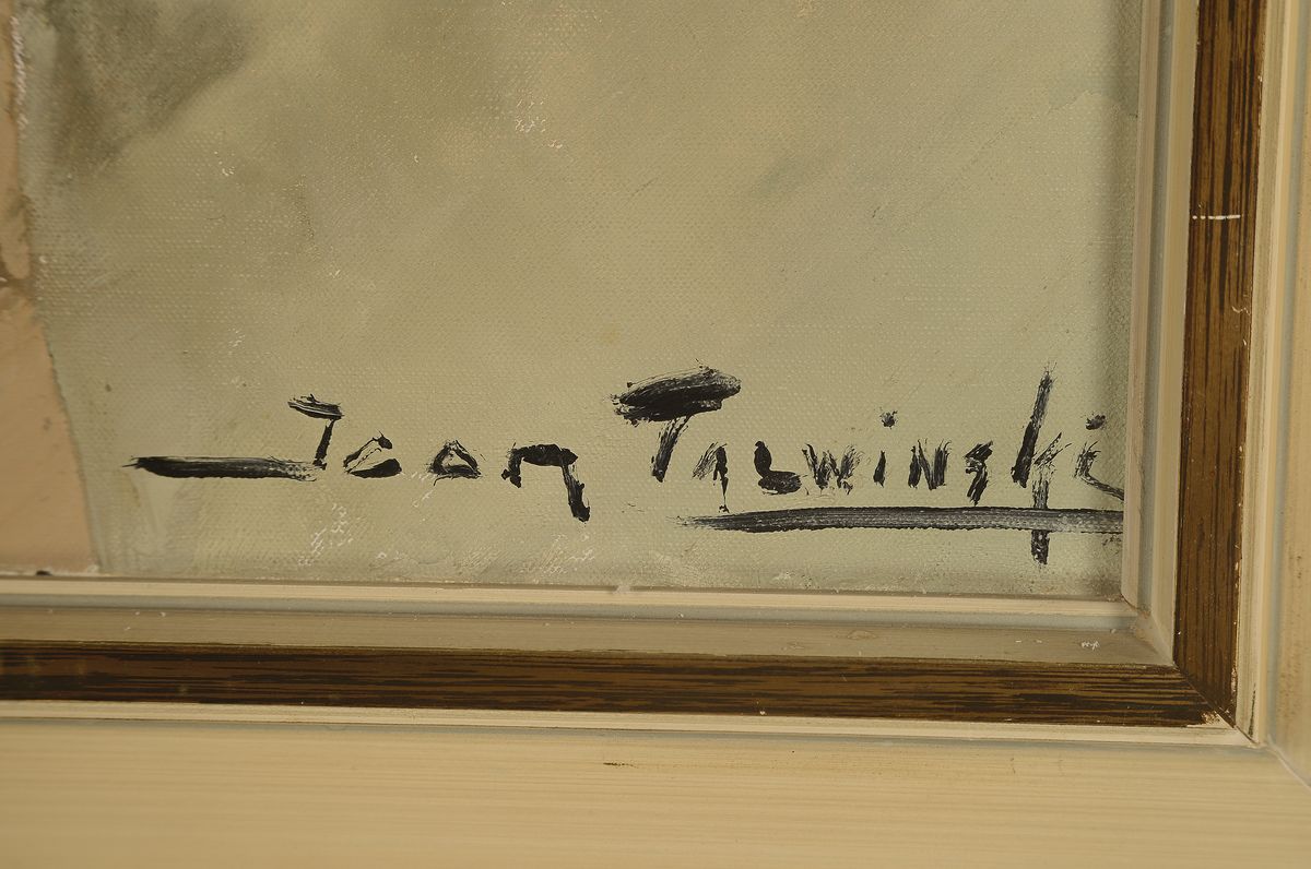 Detail a: Igor Talwinski, 1907 Warschau - 1983, polnischer Maler, Frauenakt, Öl/Lwd, re.u. signiert, 55 x 46 cm, Rahmen, ca. 68 x 59 cm
