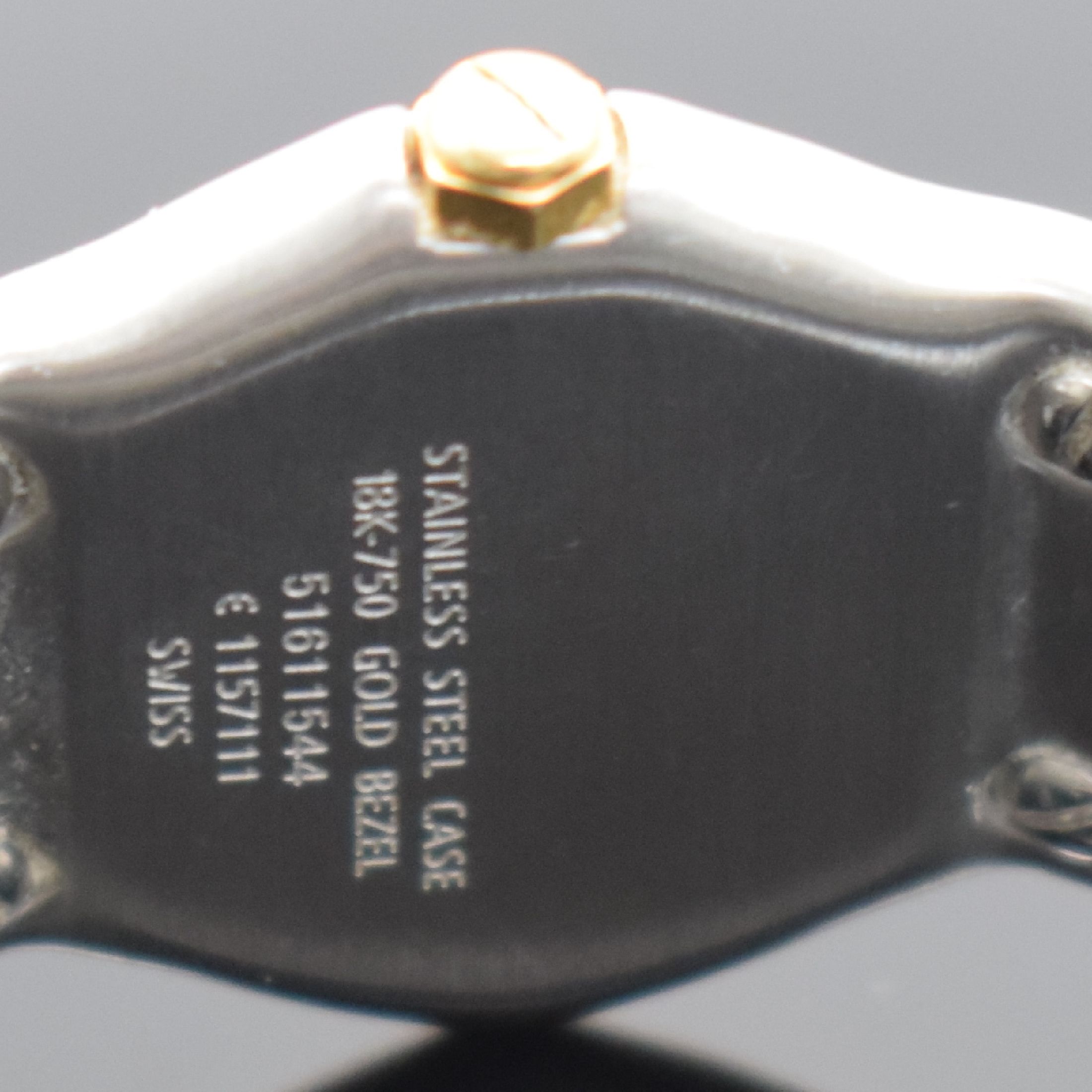 Detail c: EBEL Damenarmbanduhr Sport Classique Referenz 1157111, Schweiz um 1995, quarz, Edelstahl/Gold komb. inkl. Wellengliederband m. Faltschl., Lünette ...