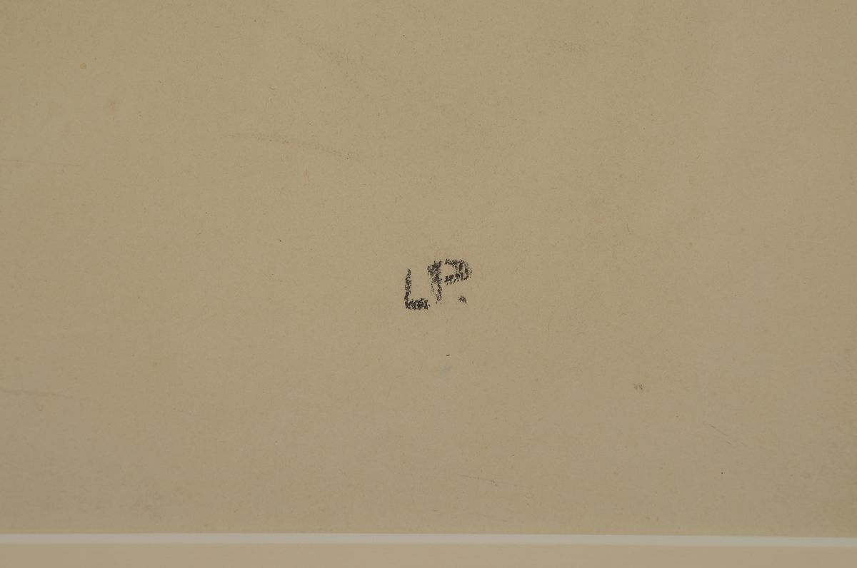 Detail a: Leo Putz, 1869 - 1940, erotische Darstellung, monogrammiertes Pastell auf Papier aus einer Folge von 14 Erotik Pastellen, hier Pastell Nr. VI, um ...