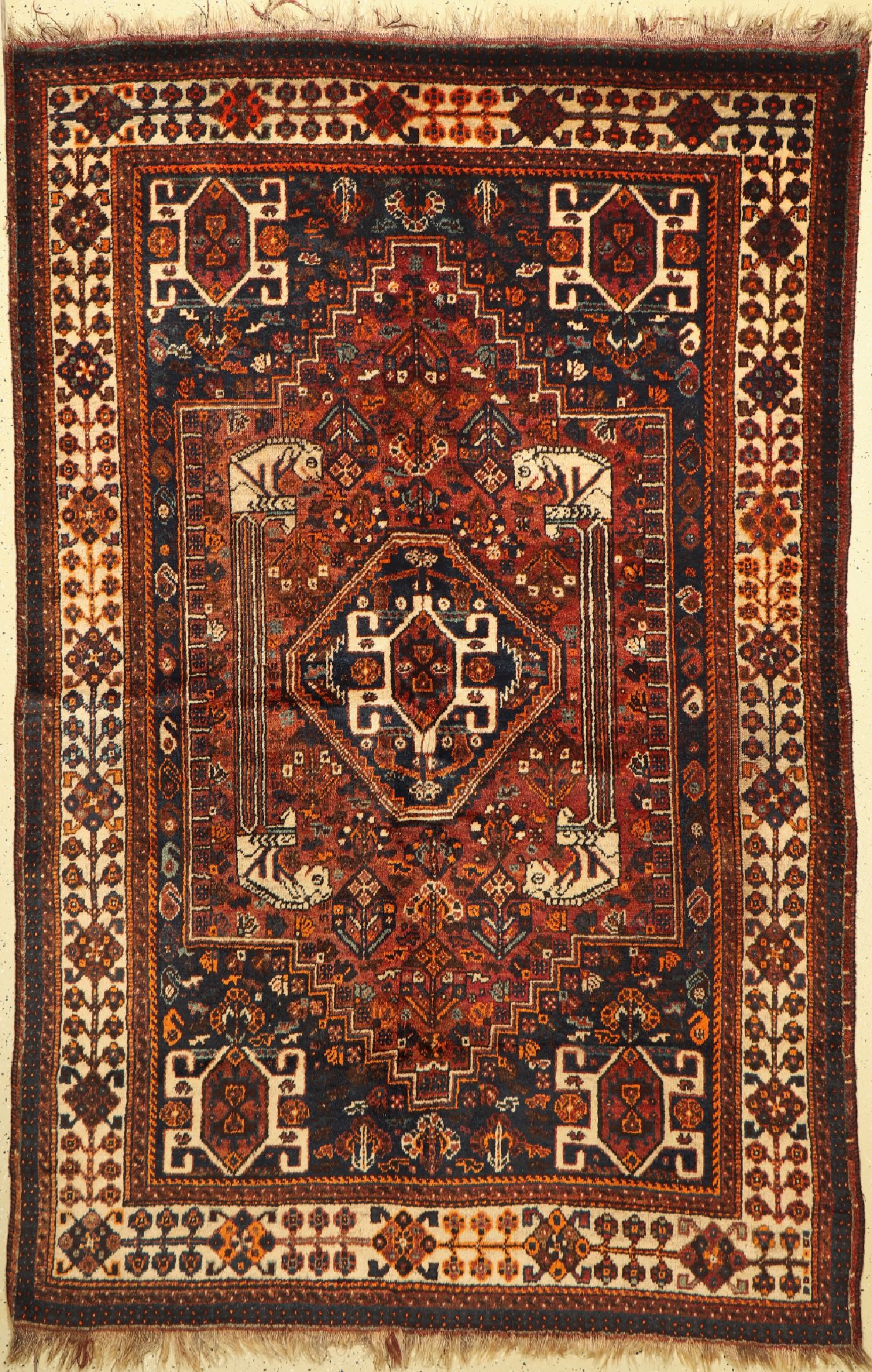 Ghaschgai, Persien, um 1950, Wolle auf Wolle, ca. 260 x 170 cm, EHZ: 3