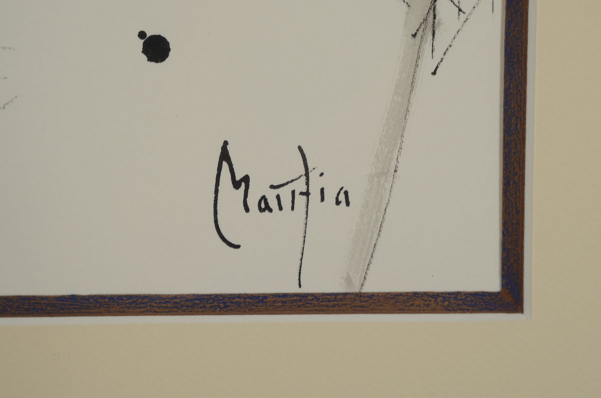 Detail a: Mathias Gregroire, geb. 1967 in Perigueux/ Frankreich, lebt in der Dordogne, bekannter französischer Maler und Bildhauer, Diplom-Studium an der ...