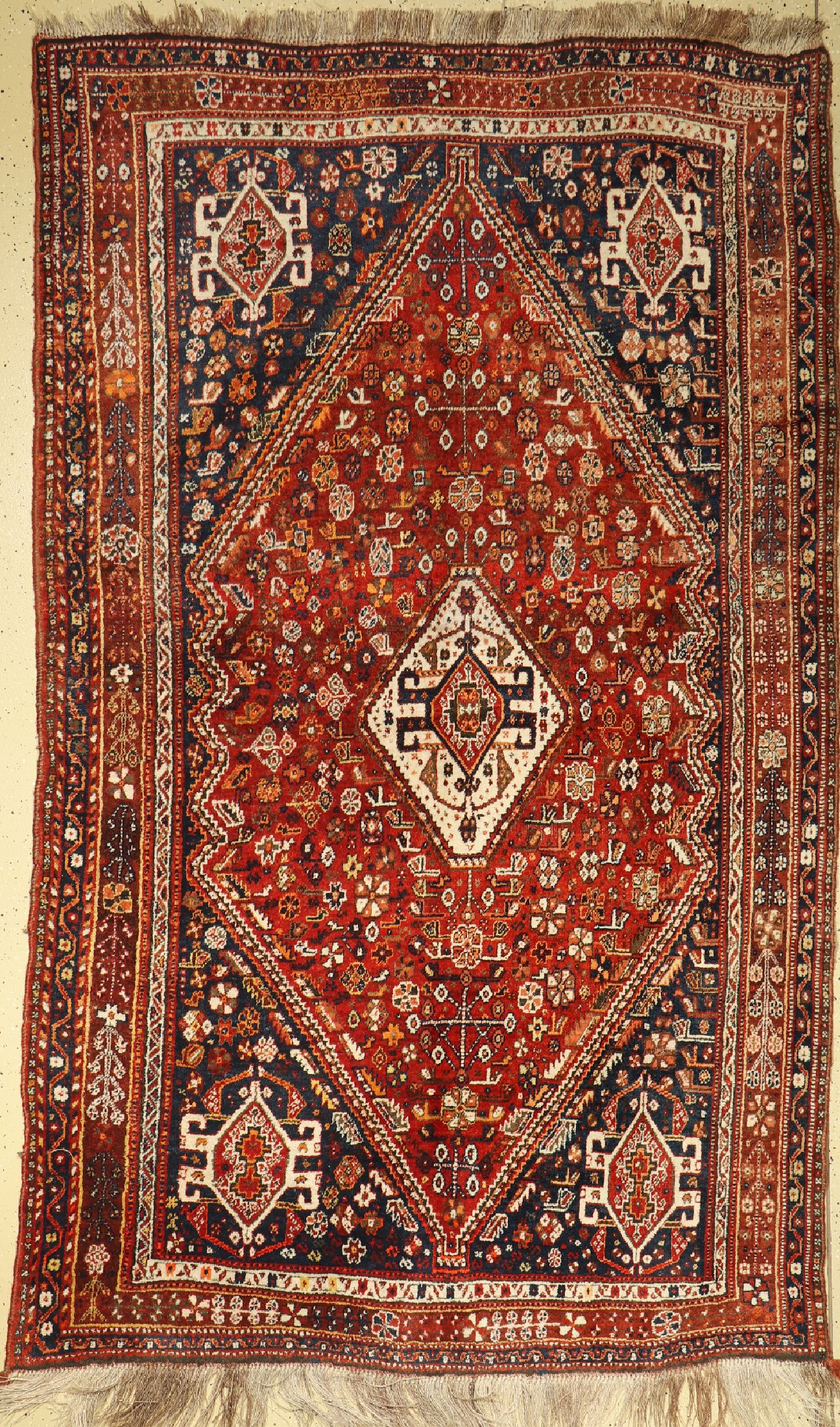 Ghaschgai, Persien, um 1950, Wolle auf Wolle, ca. 270 x 165 cm, EHZ: 3