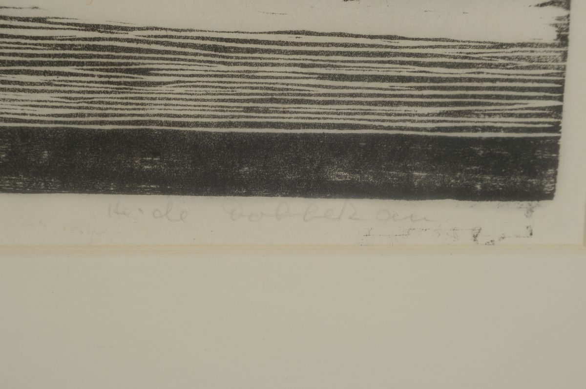 Detail a: Heidi Dobberkau, 1929 Celle-2021 Refrath, bekannte deutsche Bildhauerin und Medailleurin , Studium u.a. an der Werkkunstschule Hannover und an der ...