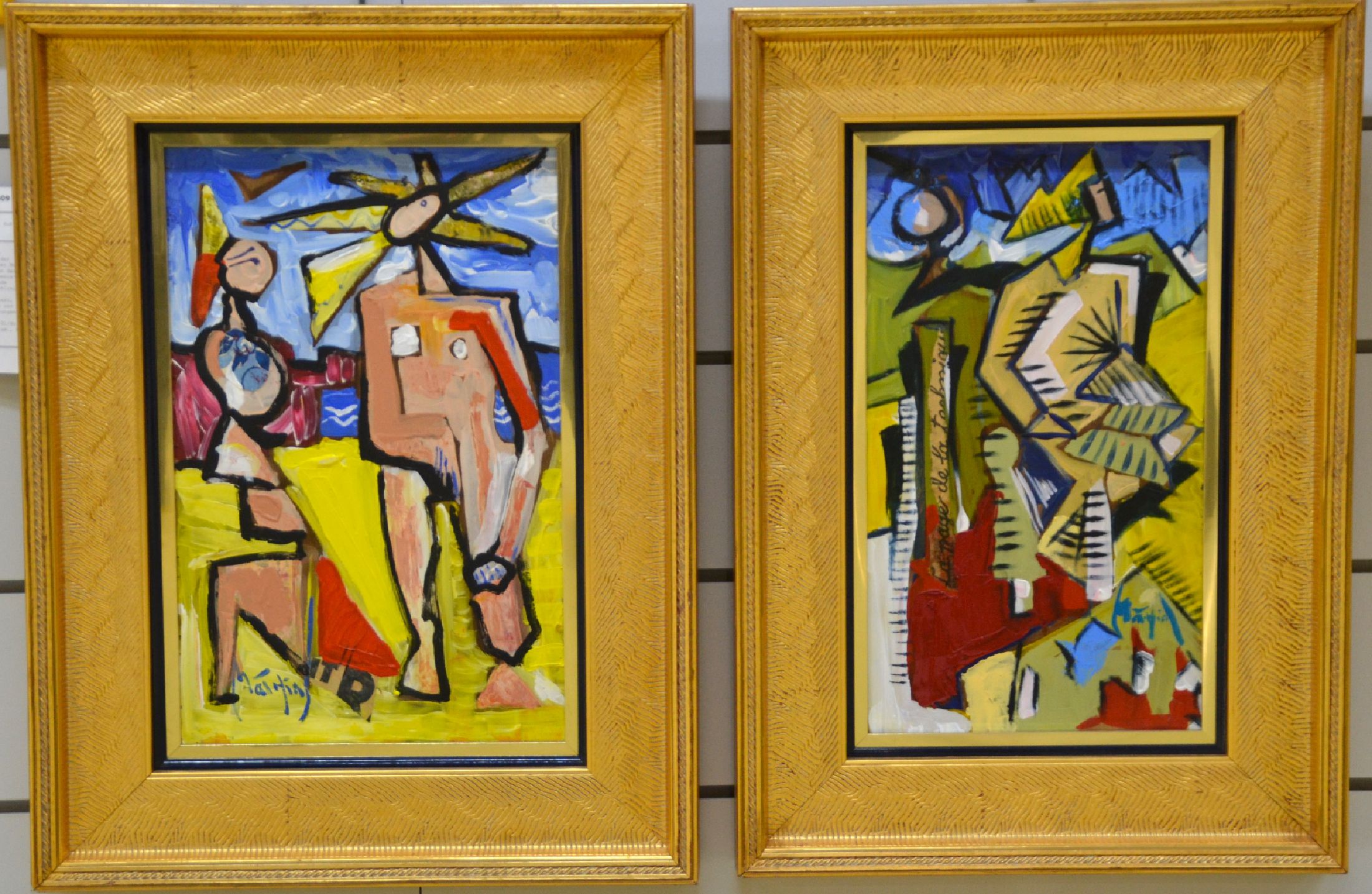 Detail b: Mathias Gregroire, geb. 1967 in Perigueux/ Frankreich, lebt in der Dordogne, bekannter französischer Maler und Bildhauer, Diplom-Studium an der ...