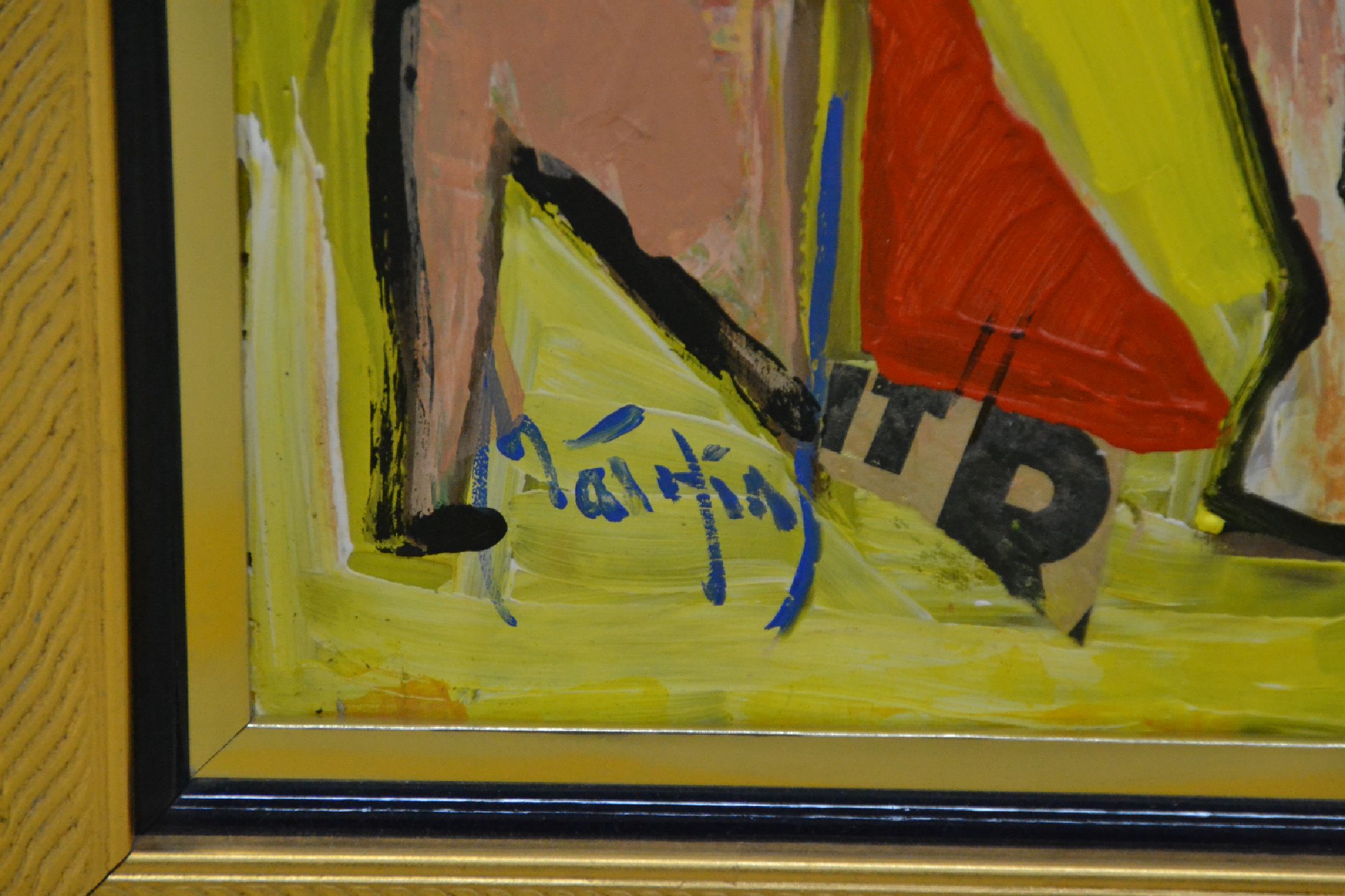 Detail d: Mathias Gregroire, geb. 1967 in Perigueux/ Frankreich, lebt in der Dordogne, bekannter französischer Maler und Bildhauer, Diplom-Studium an der ...