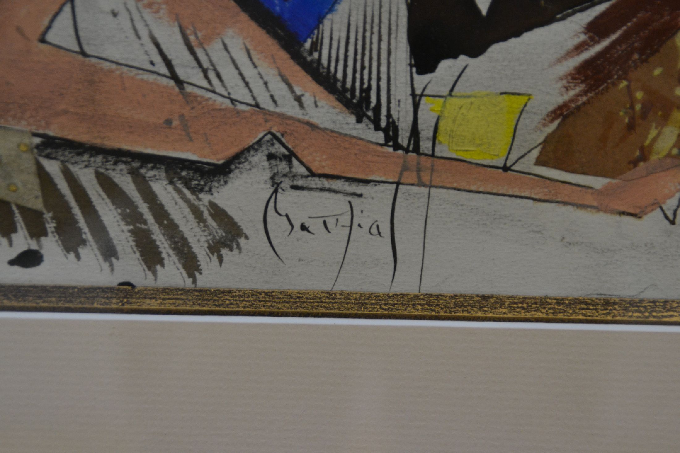 Detail b: Mathias Gregroire, geb. 1967 Perigueux/ Frankreich, lebt in der Dordogne, bekannter französischer Maler und Bildhauer, Diplom-Studium an der Ecole ...