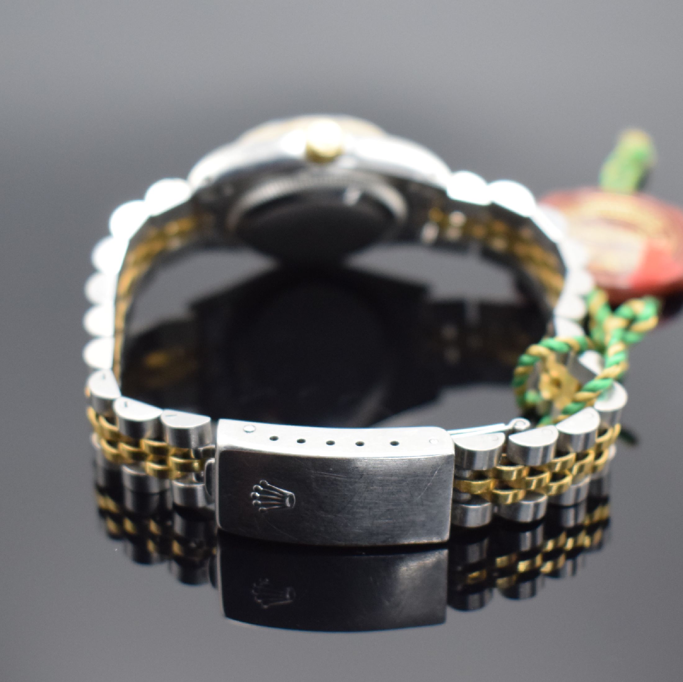Detail b: ROLEX Damenarmbanduhr Oyster Perpetual Datejust Referenz 69173, Automatik, LC 100, X-Serie, verschr. Geh. in Edelstahl & Gold komb. inkl. Jubileeband ...